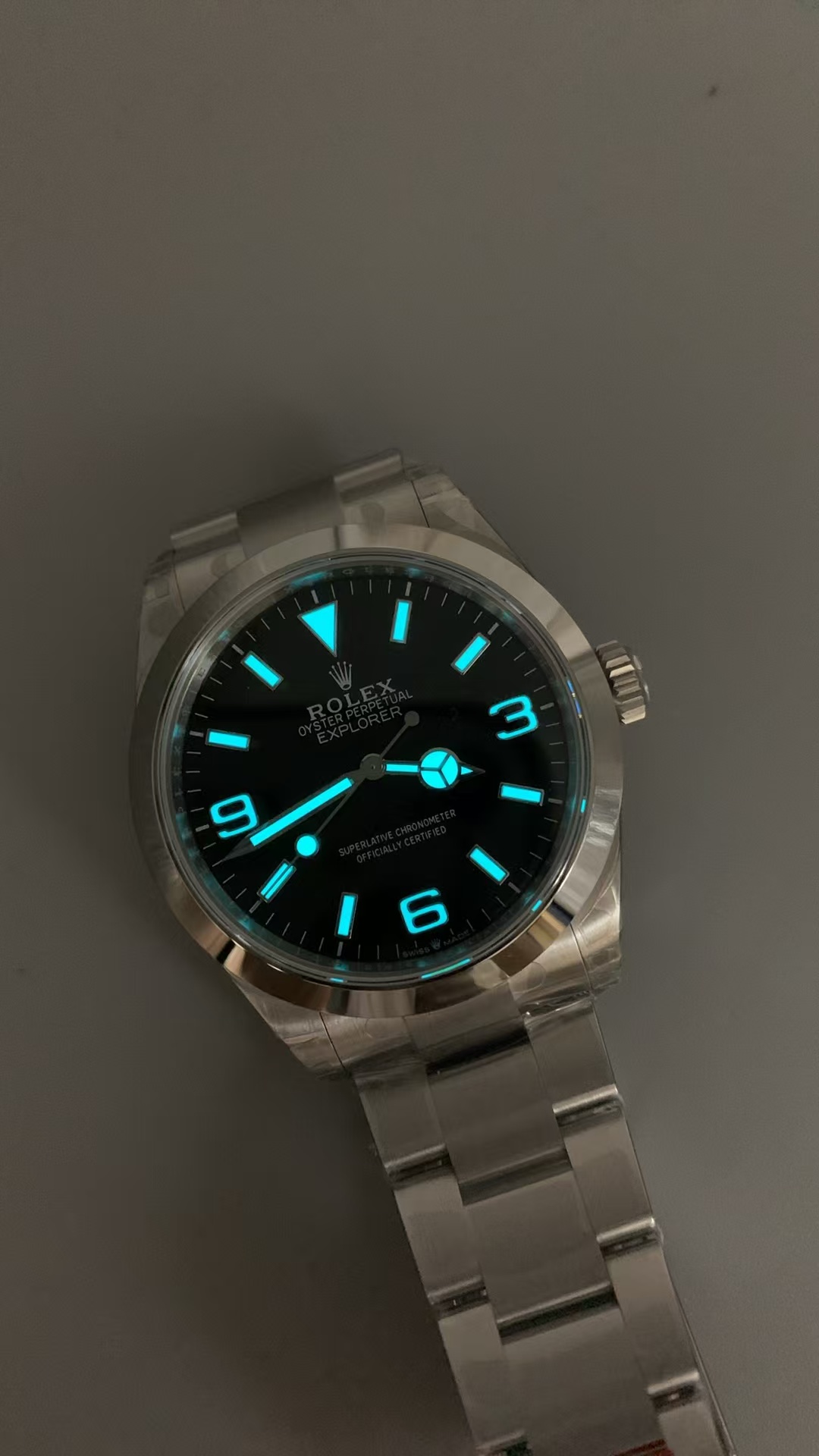 (image for) VSF Rolex Explorer 224270 40mm 3-6-9 Black Dial Super Clone 3230 Movement
