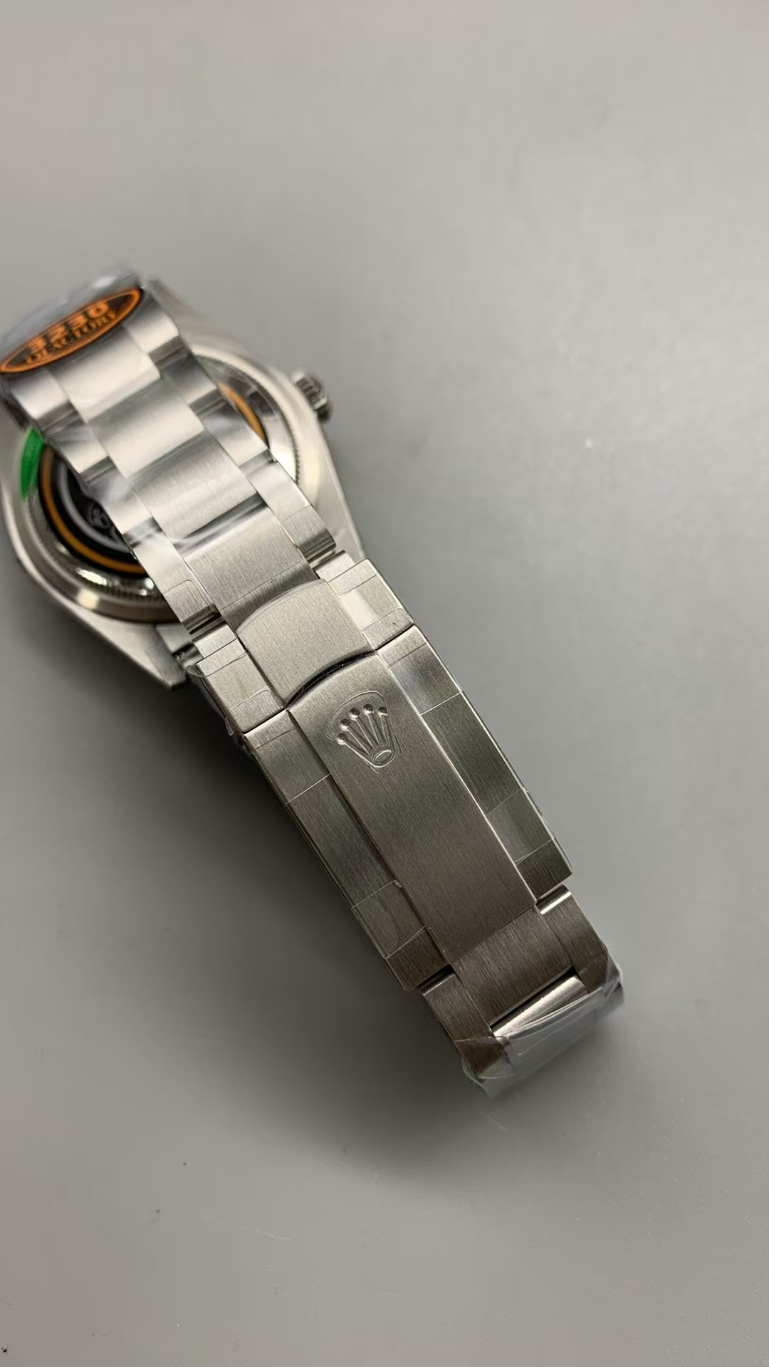 (image for) QF Rolex Oyster Perpetual 36mm Silver Dial Super Clone 3230 Movement with Free-Sprung Balance