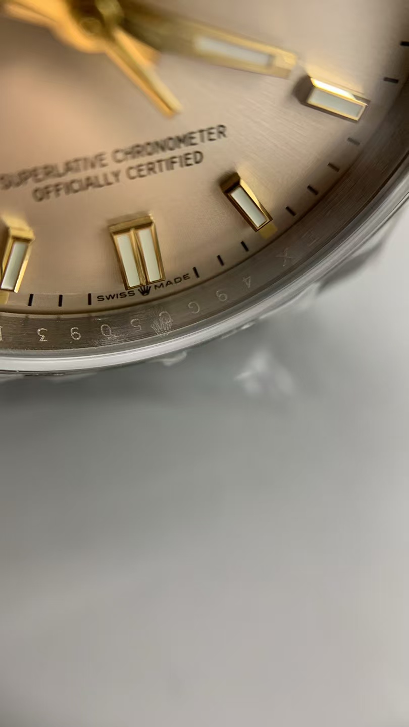 (image for) QF Rolex Oyster Perpetual 36mm Silver Dial Super Clone 3230 Movement with Free-Sprung Balance