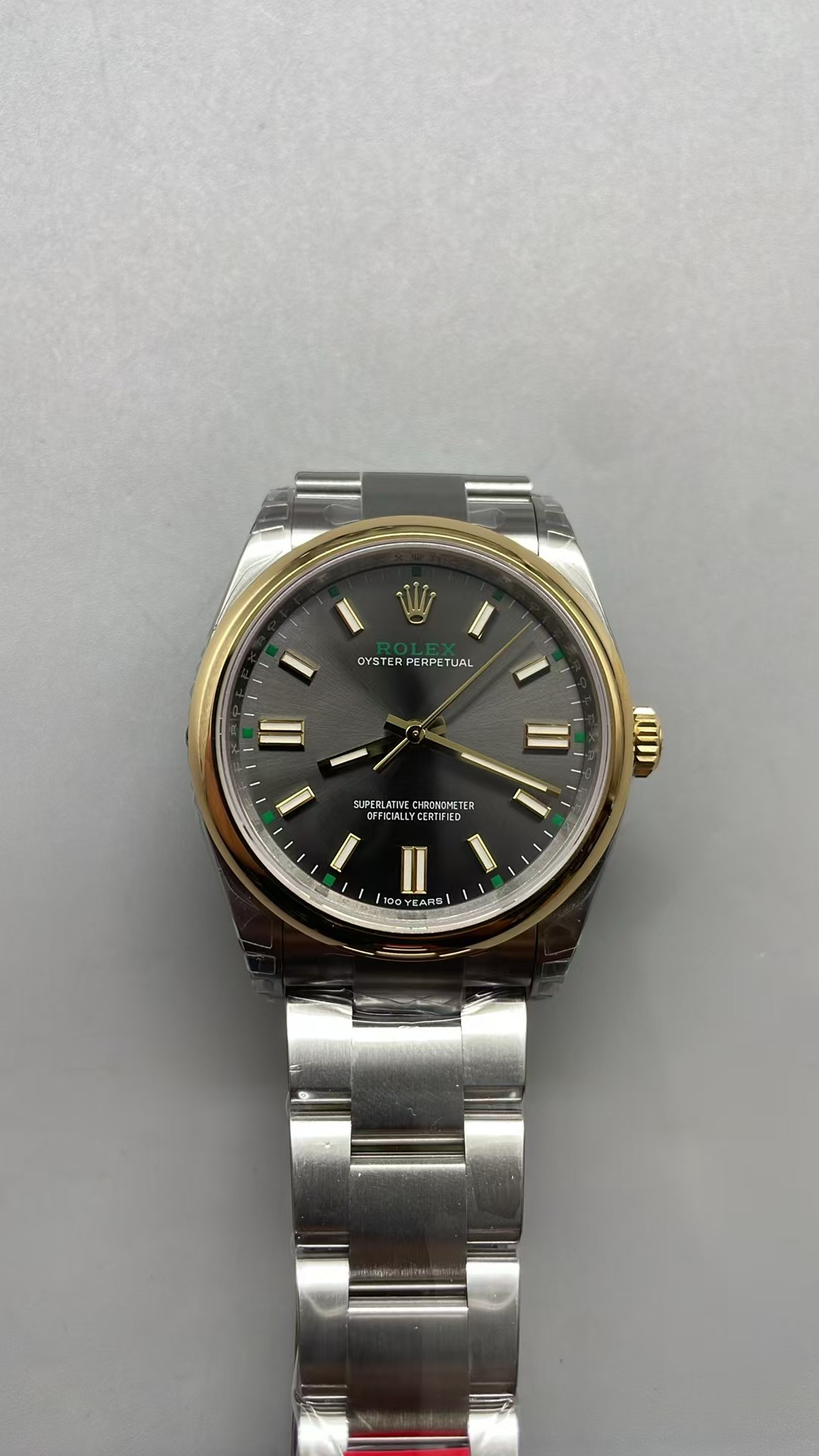 (image for) VSF Rolex Oyster Perpetual 36mm 126003 100th Anniversary Edition Grey Dial with Super Clone 3230 Movement