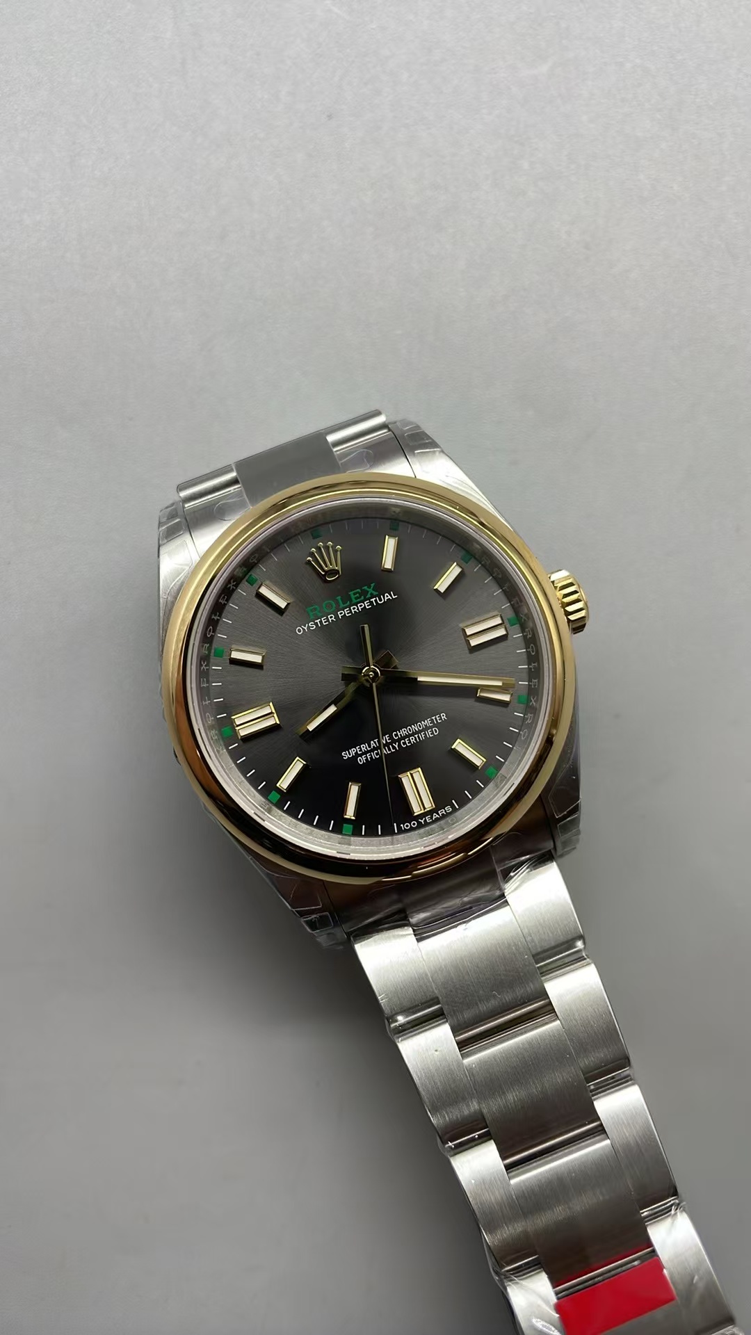 (image for) VSF Rolex Oyster Perpetual 36mm 126003 100th Anniversary Edition Grey Dial with Super Clone 3230 Movement