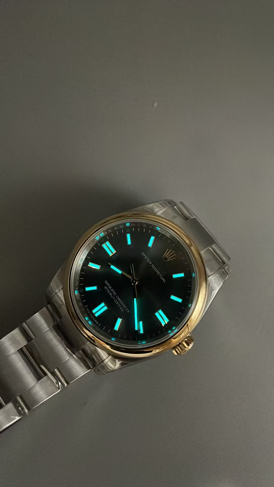 (image for) VSF Rolex Oyster Perpetual 36mm 126003 100th Anniversary Edition Grey Dial with Super Clone 3230 Movement