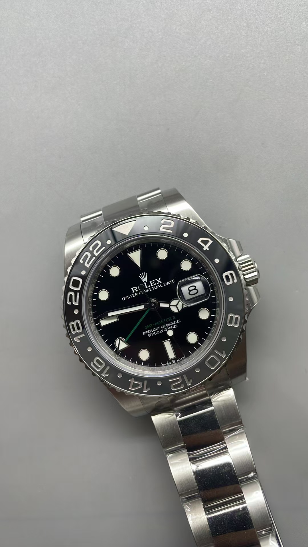 (image for) VSF Rolex GMT-Master II m126710grnr-0004 Bruce Wayne Oyster Bracelet Super Clone 3285 Movement