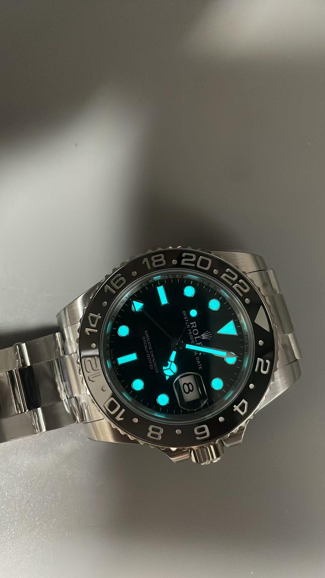 (image for) VSF Rolex GMT-Master II m126710grnr-0004 Bruce Wayne Oyster Bracelet Super Clone 3285 Movement