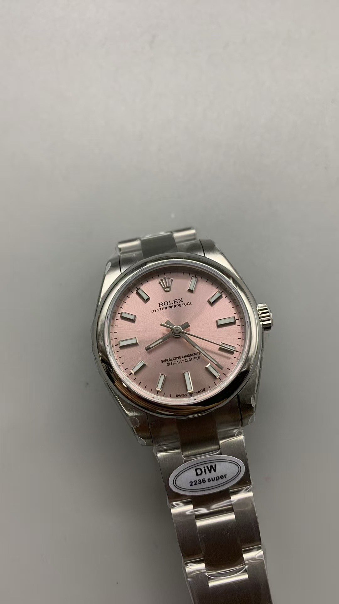 (image for) DIWF Rolex Oyster Perpetual 31mm 277200 Pink Dial with Clone 2813 Movement