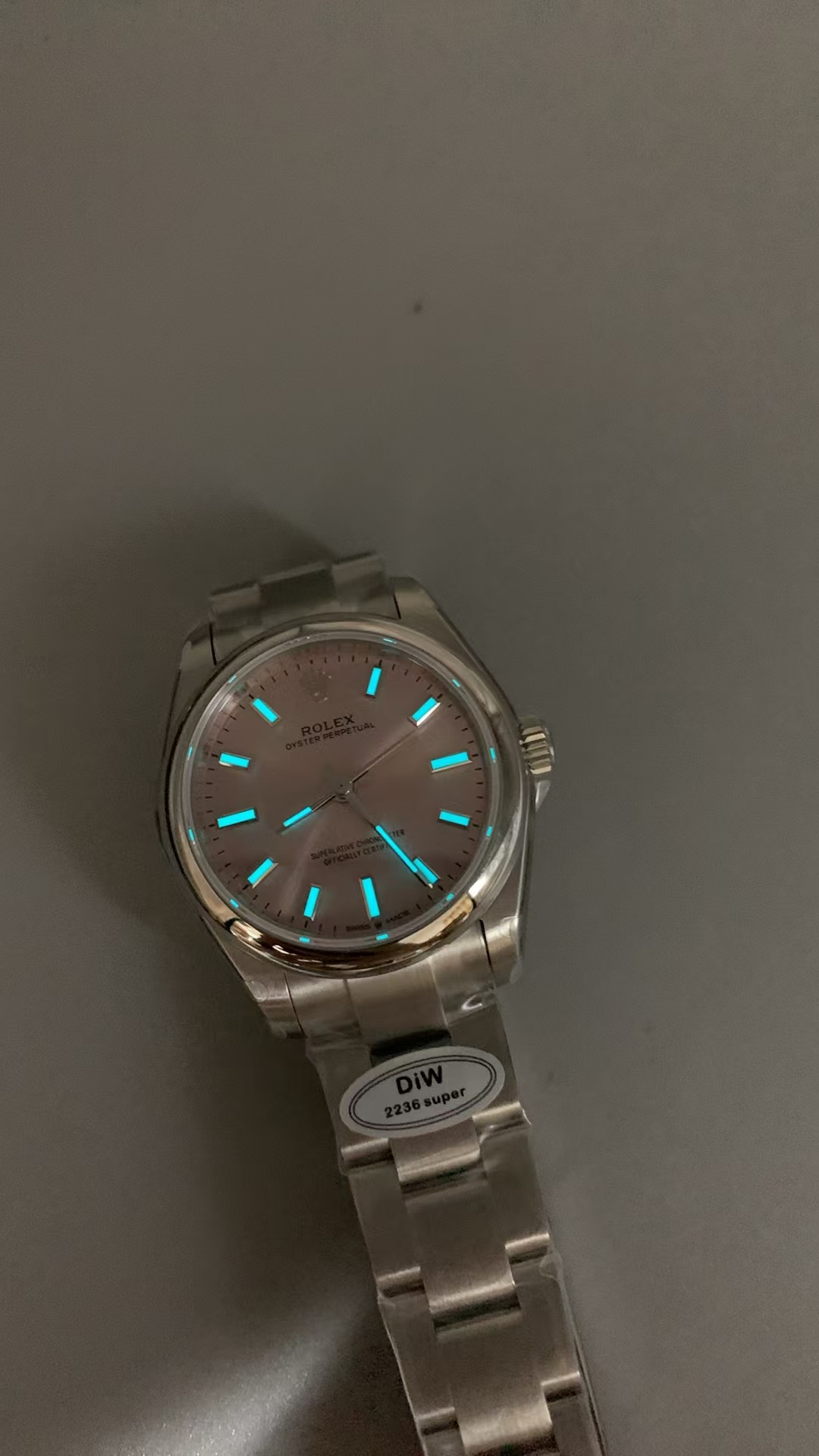 (image for) DIWF Rolex Oyster Perpetual 31mm 277200 Pink Dial with Clone 2813 Movement