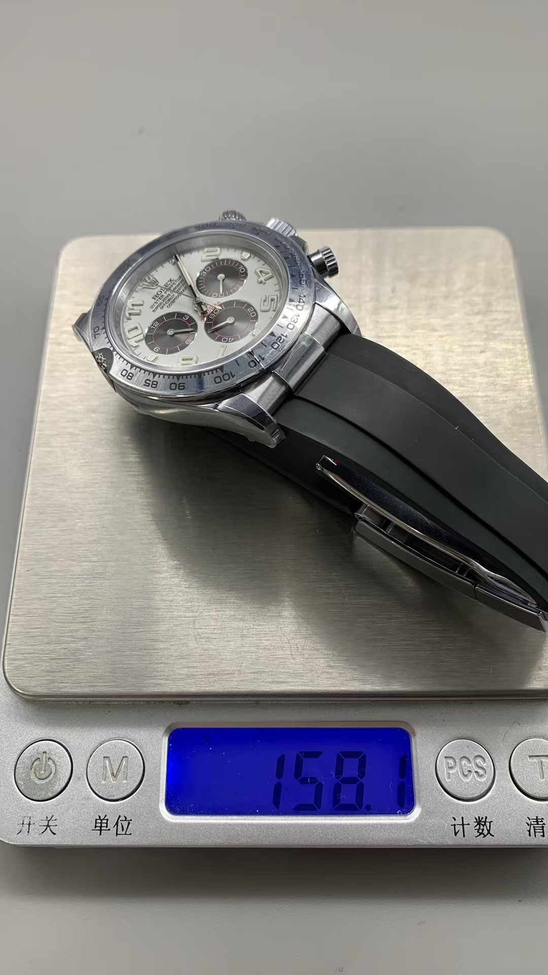 (image for) QF Rolex Daytona 116519 Gain Weight White Dial Super Clone 4130 Movement