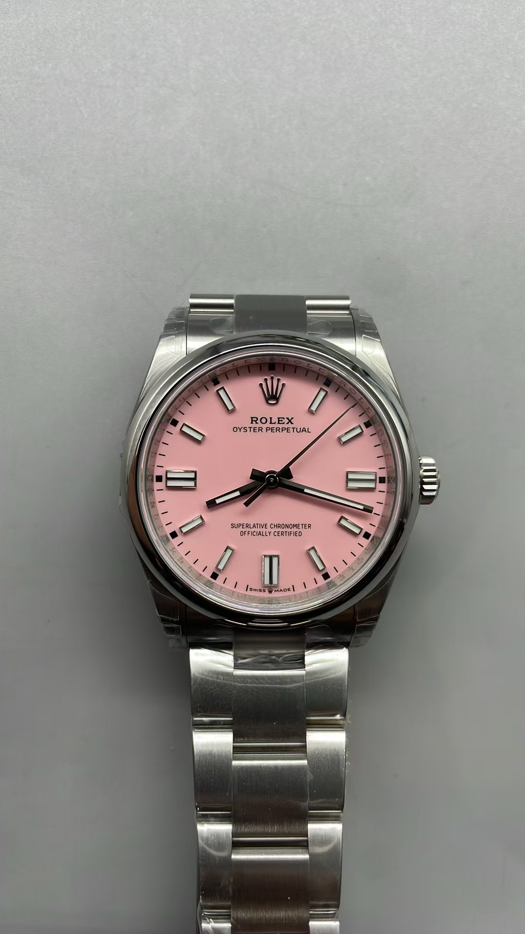 (image for) VSF Rolex Oyster Perpetual 126000 36mm Pink Dial with Super Clone 3230 Movement