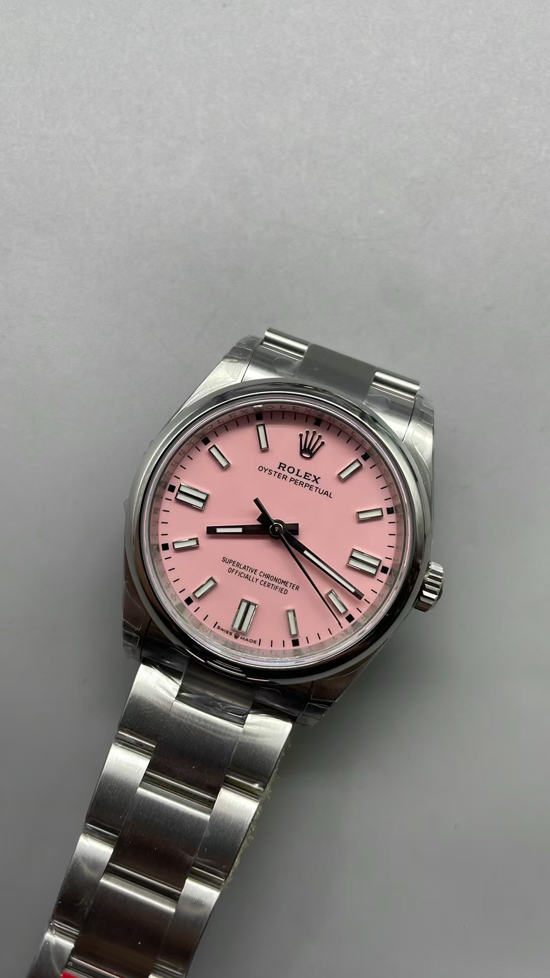 (image for) VSF Rolex Oyster Perpetual 126000 36mm Pink Dial with Super Clone 3230 Movement