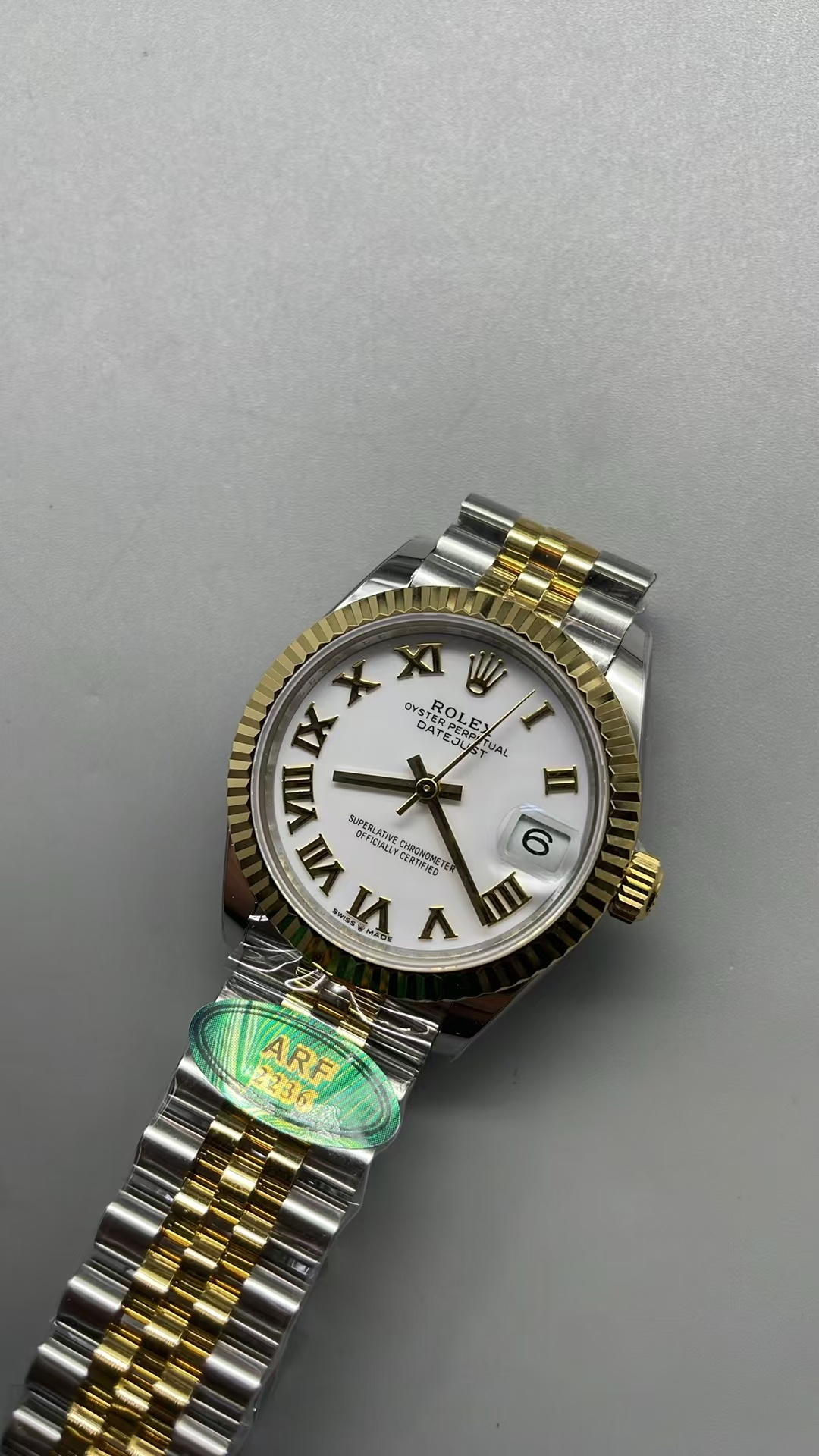 (image for) ARF Rolex Datejust 31mm Two Tone White Dial with Clone 2236 Movement