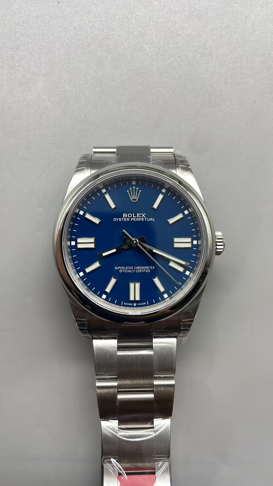 (image for) VSF Rolex Oyster Perpetual 41mm 134300 Med Blue Dial Super Clone 3230 Movement