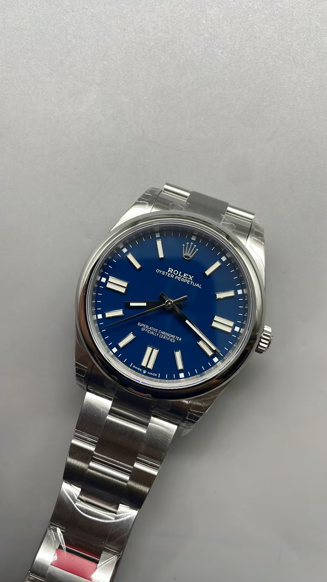 (image for) VSF Rolex Oyster Perpetual 41mm 134300 Med Blue Dial Super Clone 3230 Movement