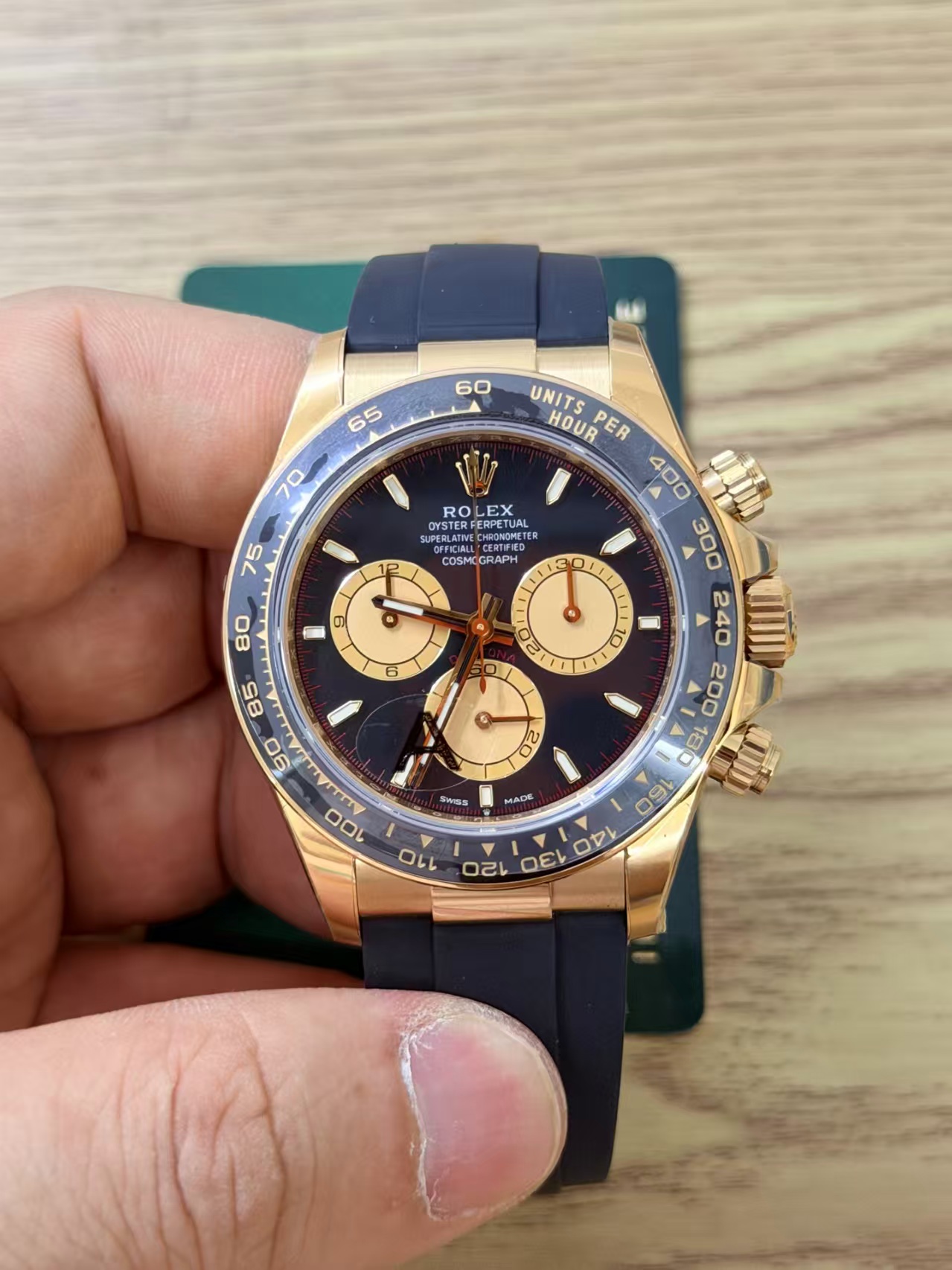 (image for) VSF Rolex Daytona 126518 Gain Weight Modern Paul Newman Black Dial with Super Clone 4131 Movement