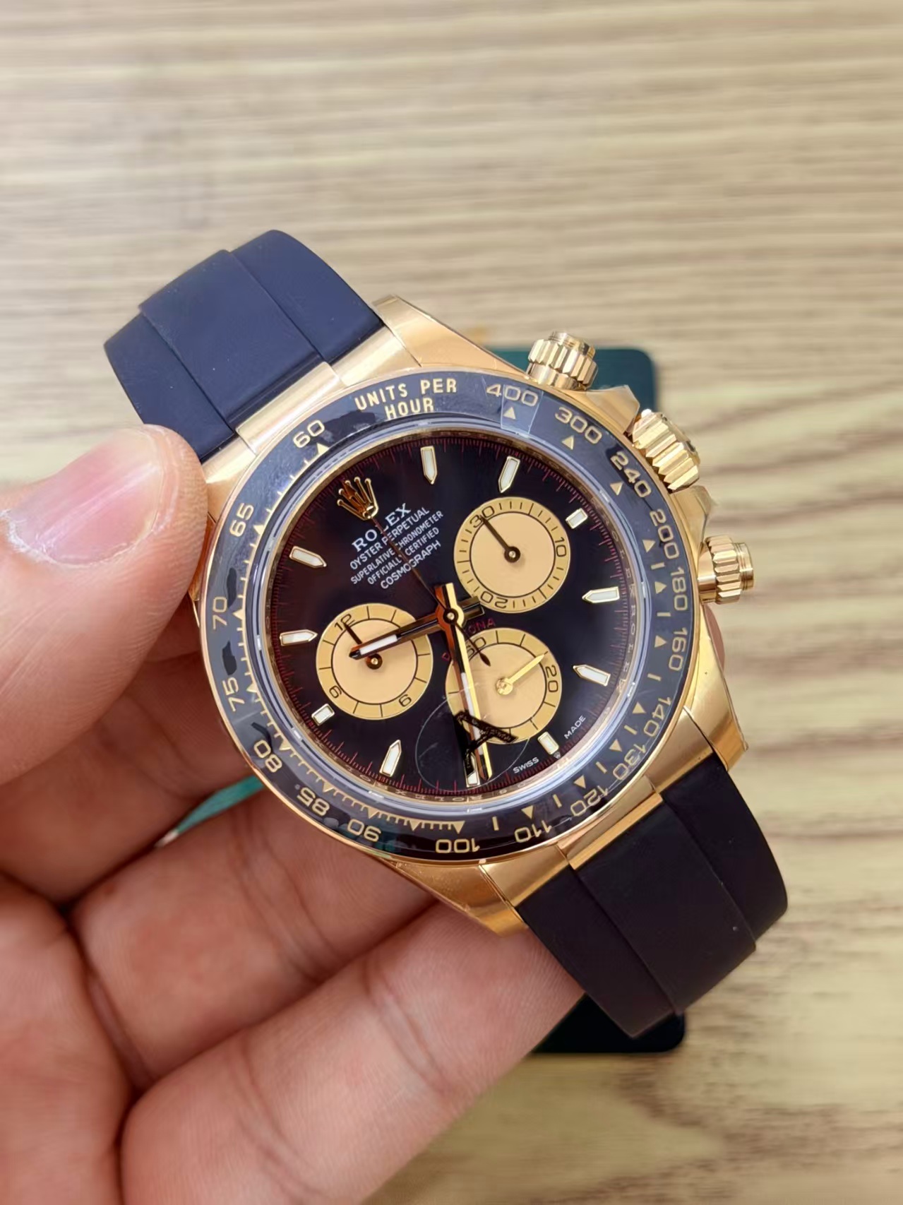 (image for) VSF Rolex Daytona 126518 Gain Weight Modern Paul Newman Black Dial with Super Clone 4131 Movement