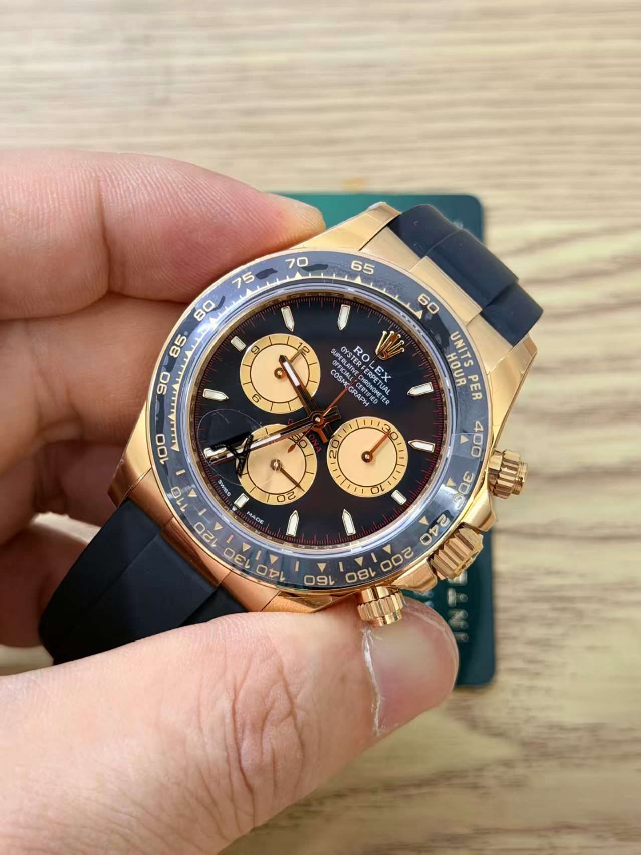 (image for) VSF Rolex Daytona 126518 Gain Weight Modern Paul Newman Black Dial with Super Clone 4131 Movement