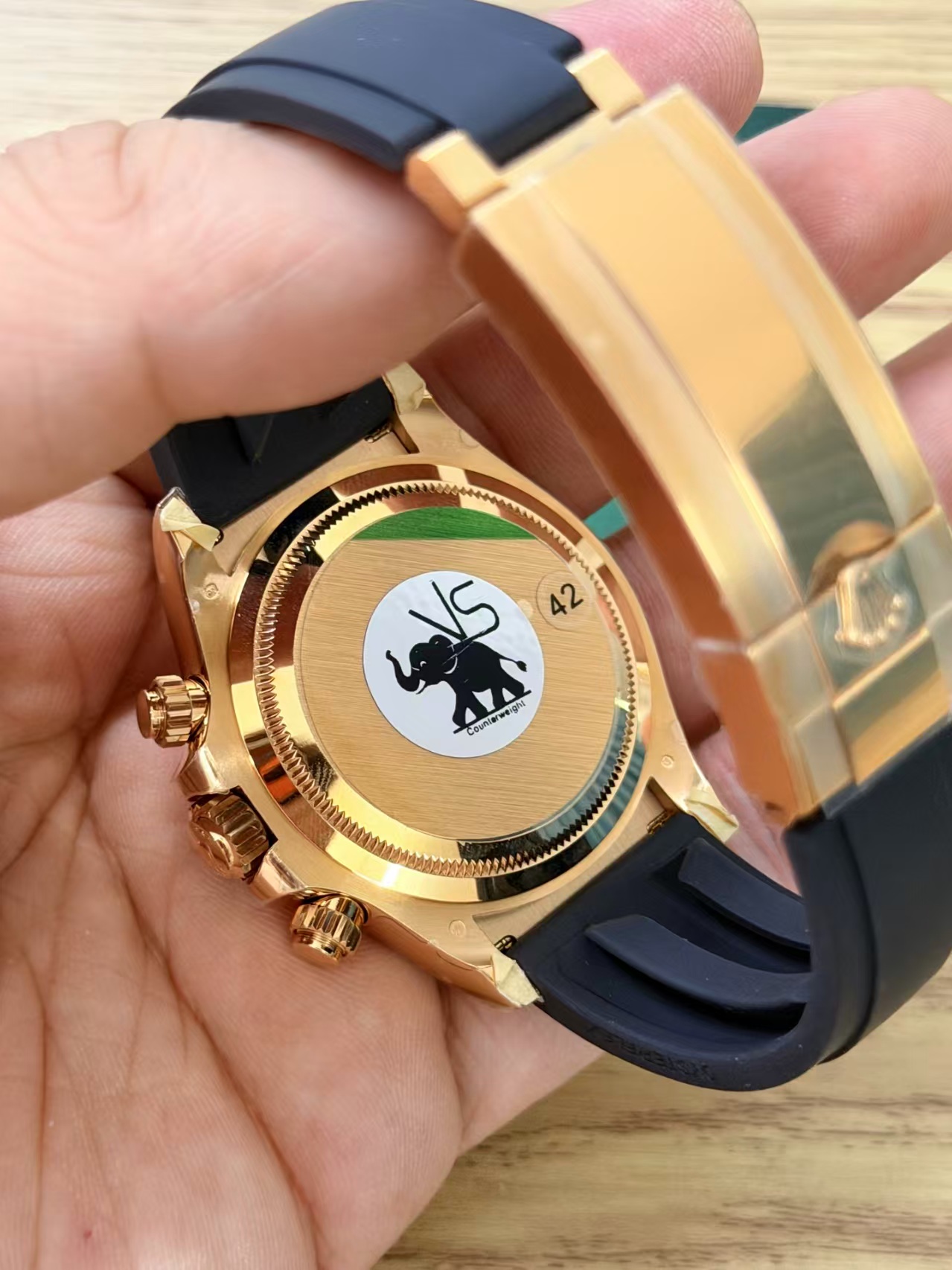 (image for) VSF Rolex Daytona 126518 Gain Weight Modern Paul Newman Black Dial with Super Clone 4131 Movement