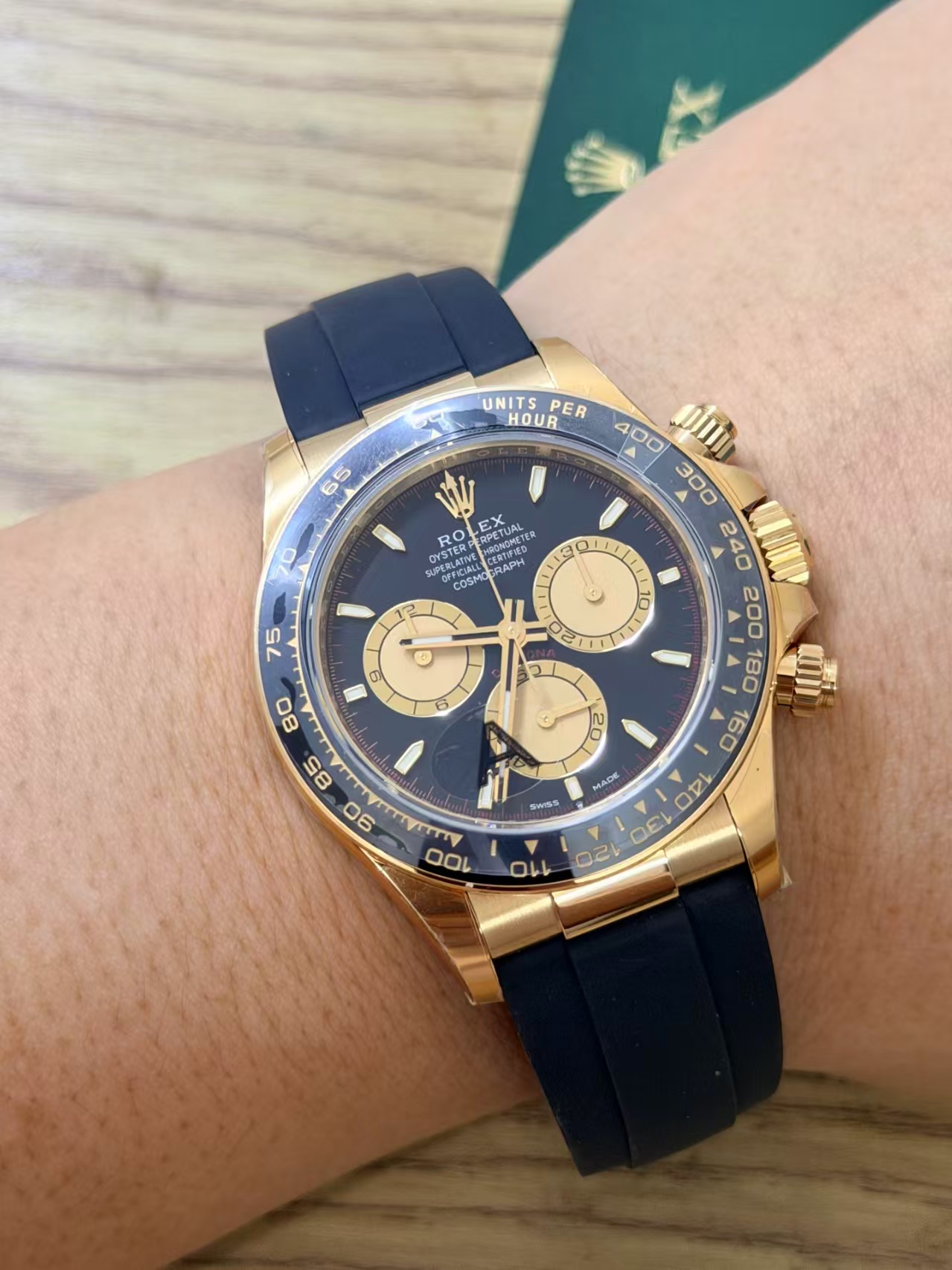 (image for) VSF Rolex Daytona 126518 Gain Weight Modern Paul Newman Black Dial with Super Clone 4131 Movement