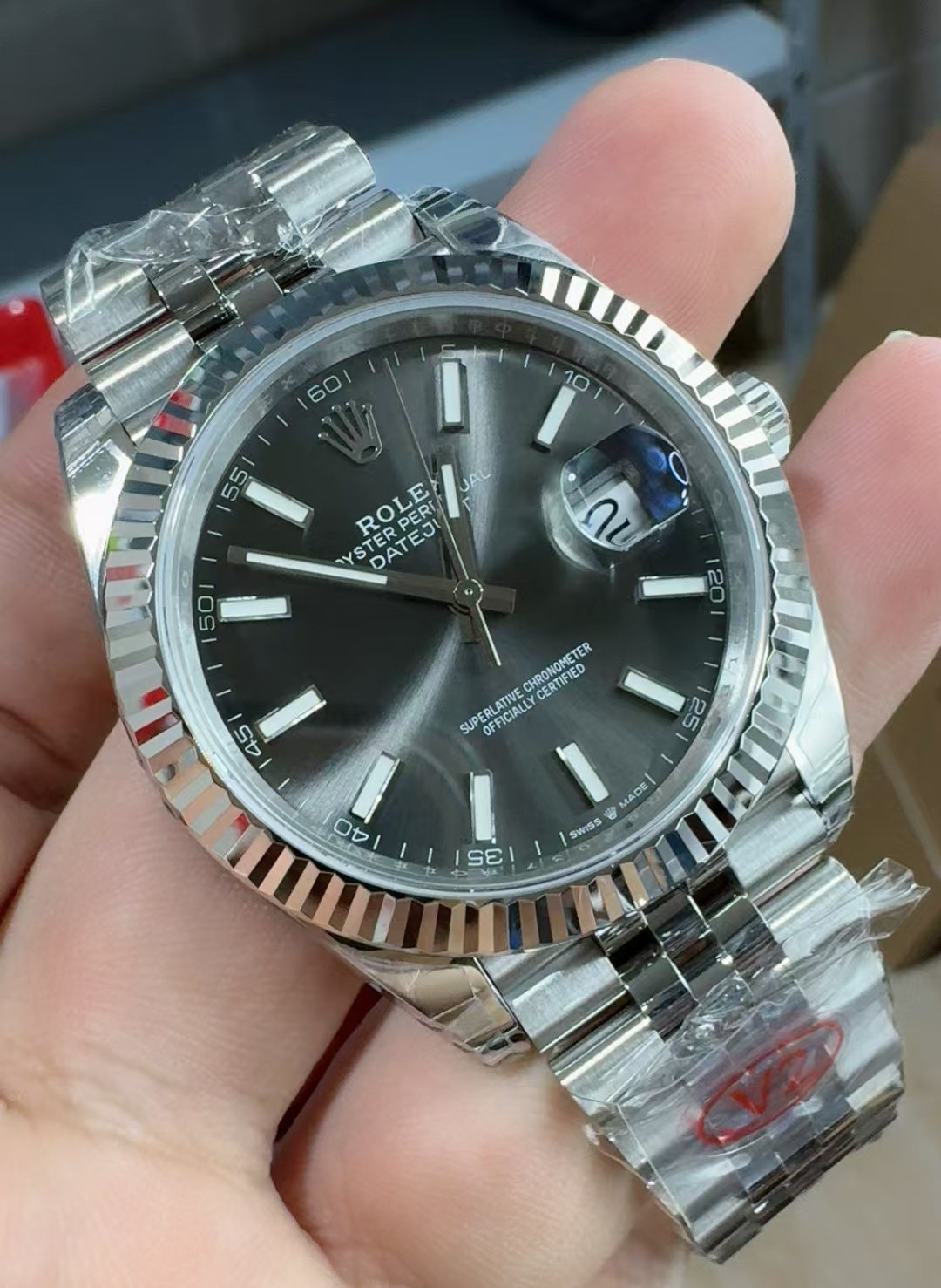 (image for) VSF Rolex Datejust II Gain Weight 126334 Grey Dial Jubilee Bracelet Super Clone 3235 Movement
