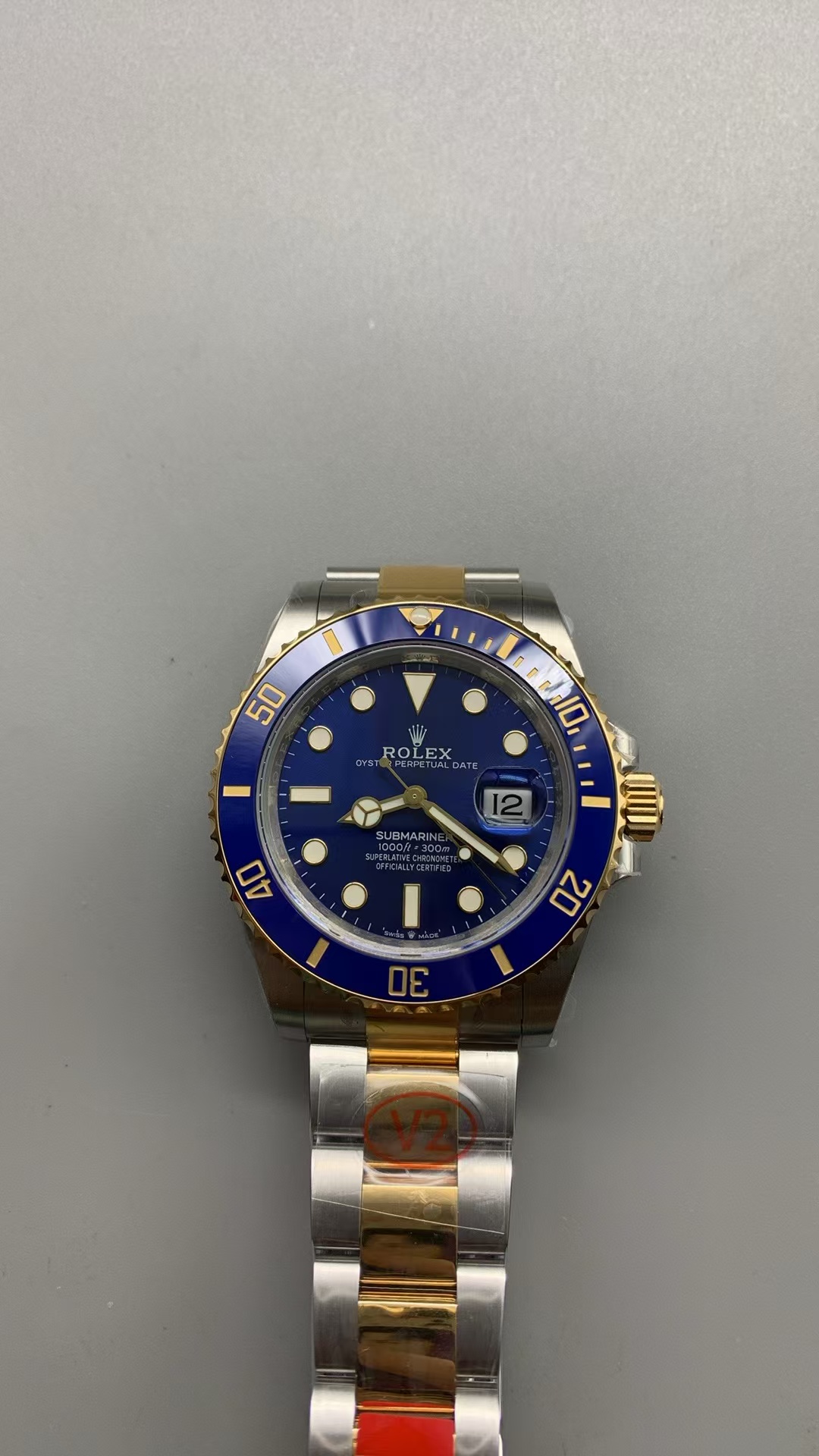 (image for) VSF Rolex Submariner 126613LB Gain Weight Two Tone Blue Dial Super Clone 3235 Movement