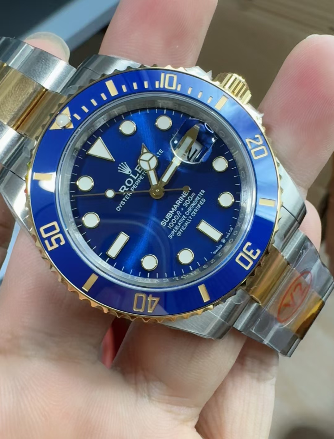(image for) VSF Rolex Submariner 126613LB Gain Weight Two Tone Blue Dial Super Clone 3235 Movement