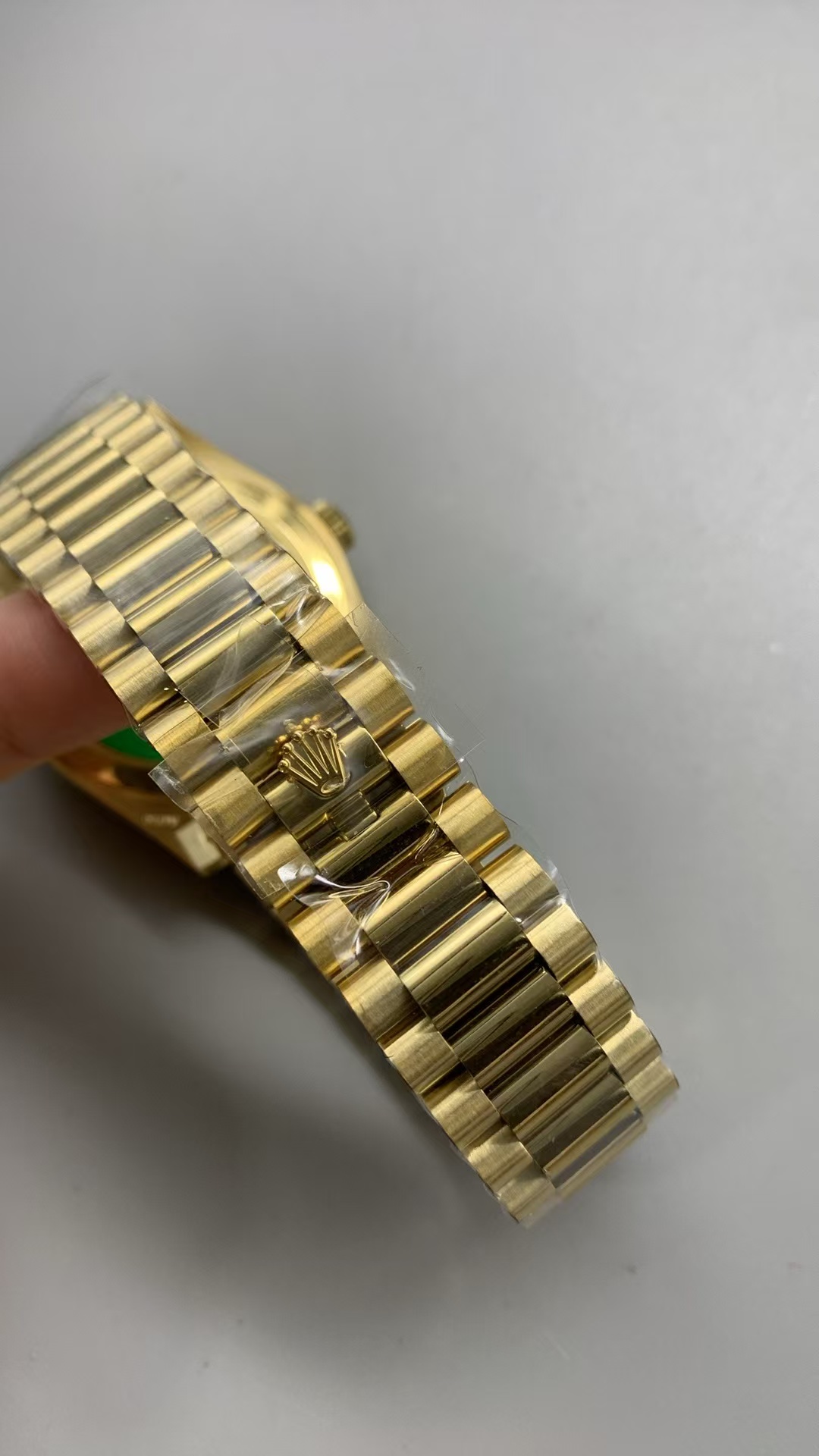 (image for) RCF Rolex Day-Date Gain Weight Yellow Gold Case Ombre Green Dial Super Clone 3255 Movement