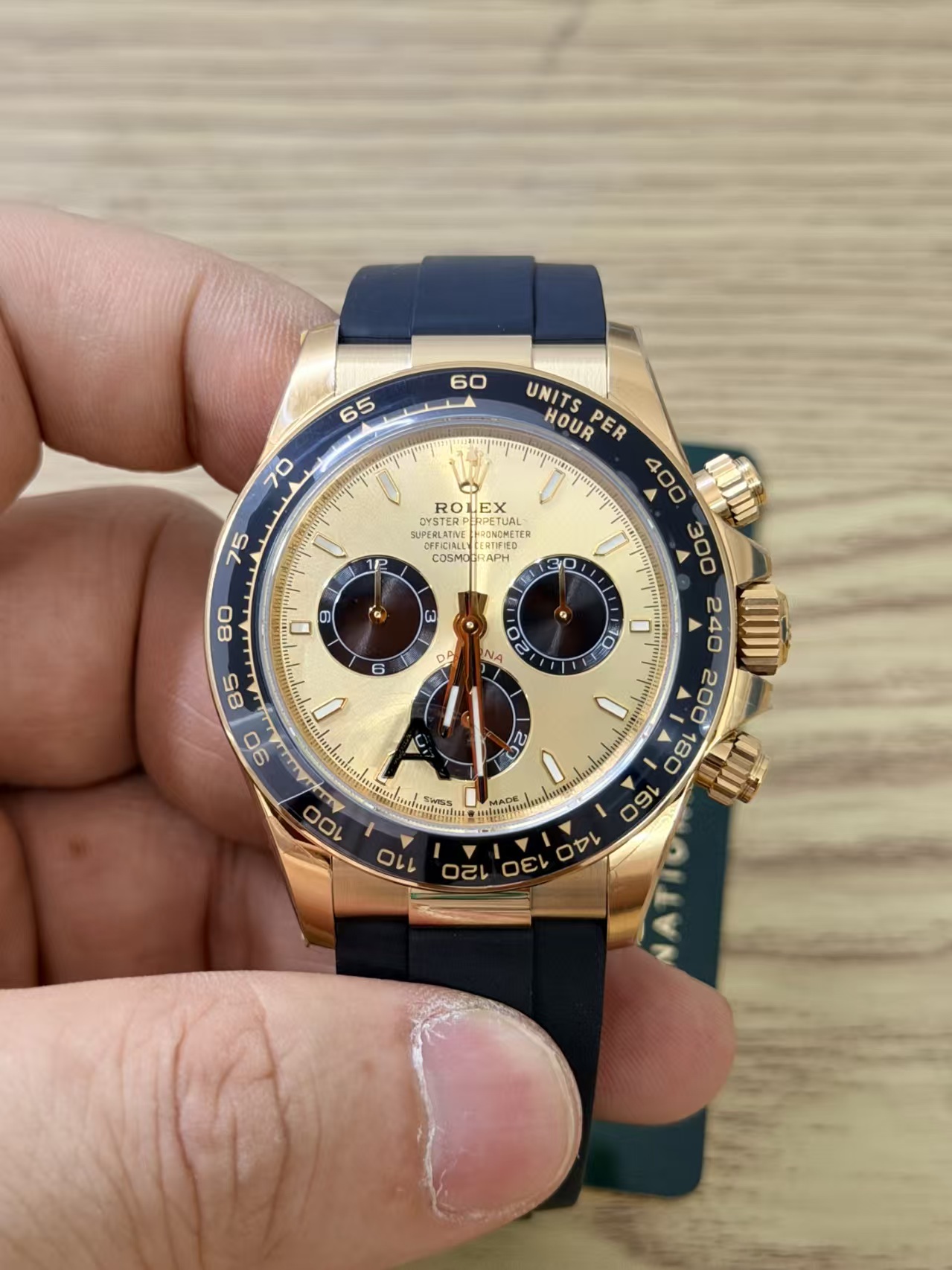 (image for) VSF Rolex Daytona Gain Weight 126518 Yellow Gold Dial Super Clone 4131 Movement