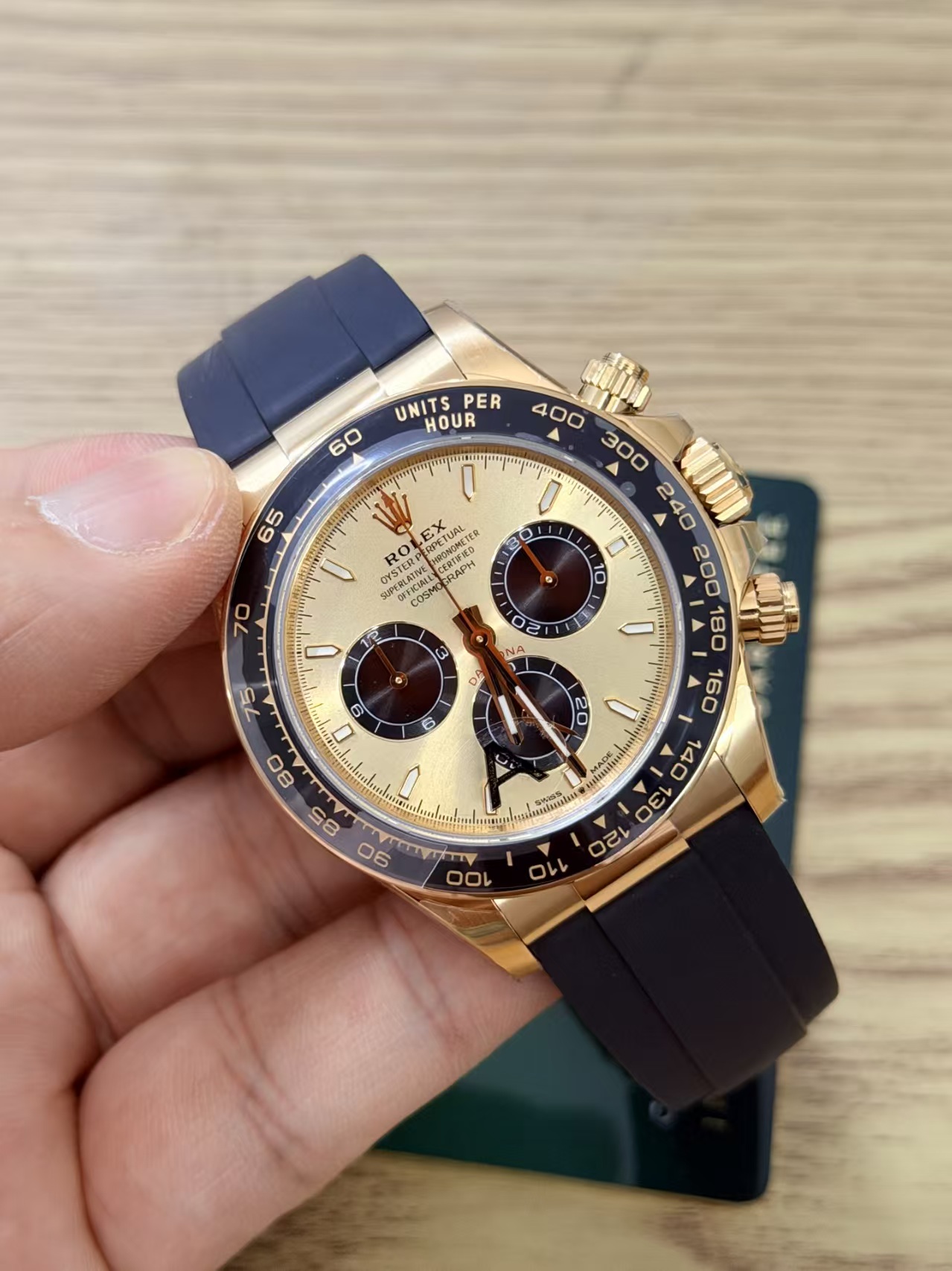 (image for) VSF Rolex Daytona Gain Weight 126518 Yellow Gold Dial Super Clone 4131 Movement