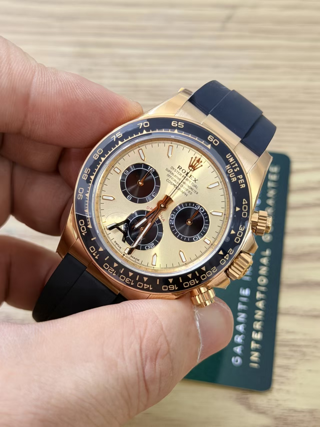 (image for) VSF Rolex Daytona Gain Weight 126518 Yellow Gold Dial Super Clone 4131 Movement