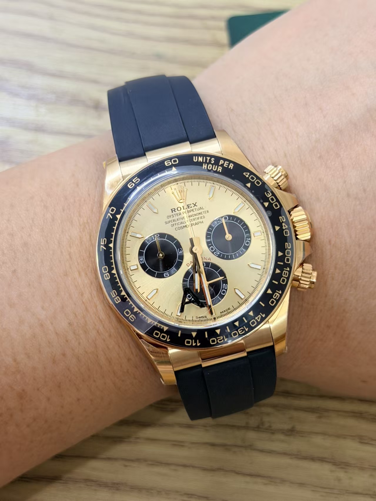 (image for) VSF Rolex Daytona Gain Weight 126518 Yellow Gold Dial Super Clone 4131 Movement