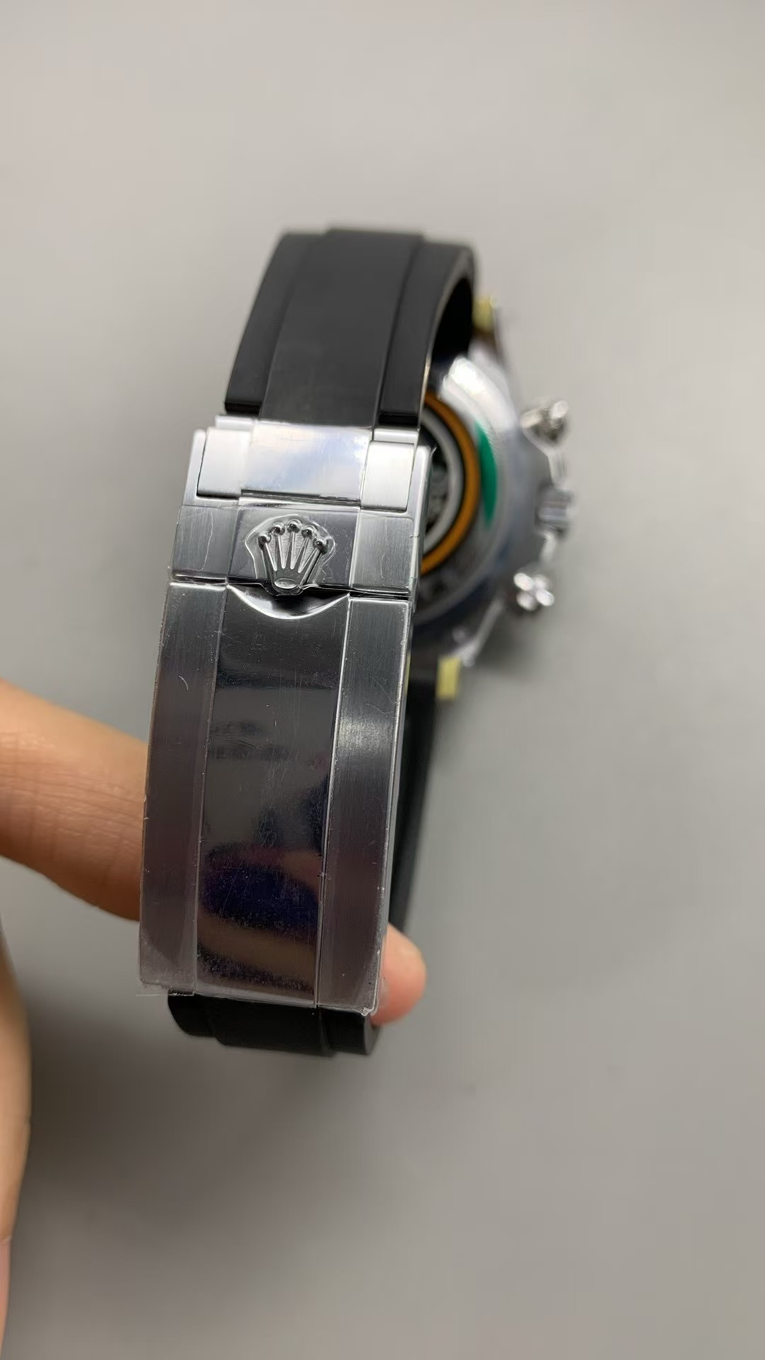 (image for) QF Rolex Daytona 126519 Gain Weight Black Diamond Dial Super Clone 4131 Movement