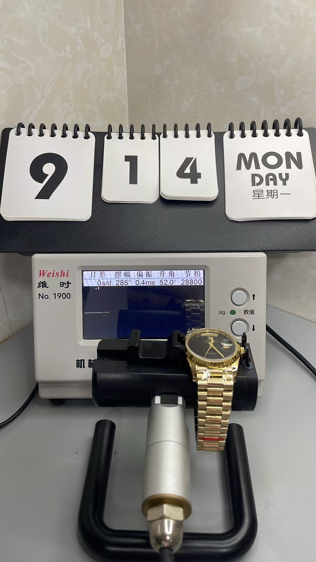 (image for) BPF Rolex Day-Date 36mm Yellow Gold Case Black Dial with Asian ETA 2836 Movement