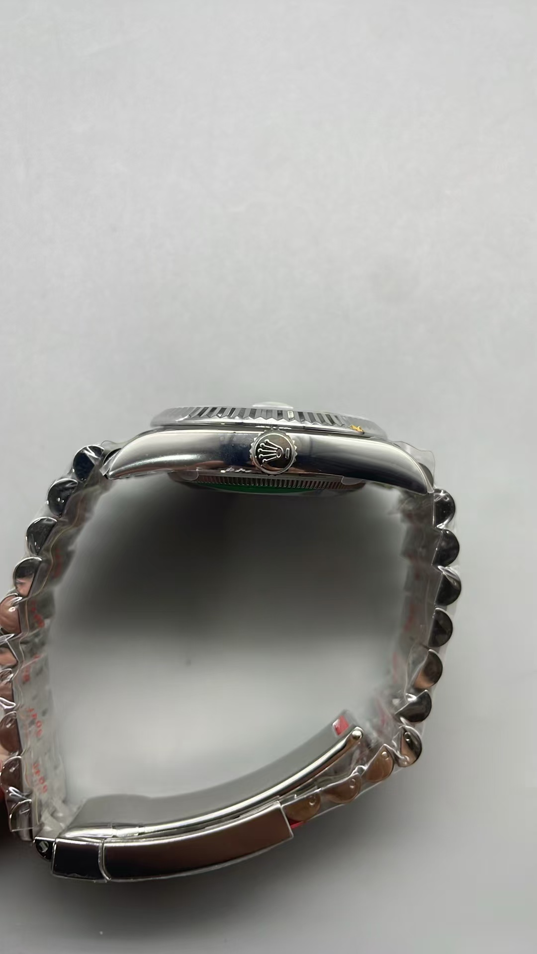 (image for) Gold Factory Rolex Datejust 36mm Silver Dial with Super Clone 3235 Movement Free-Sprung Balance