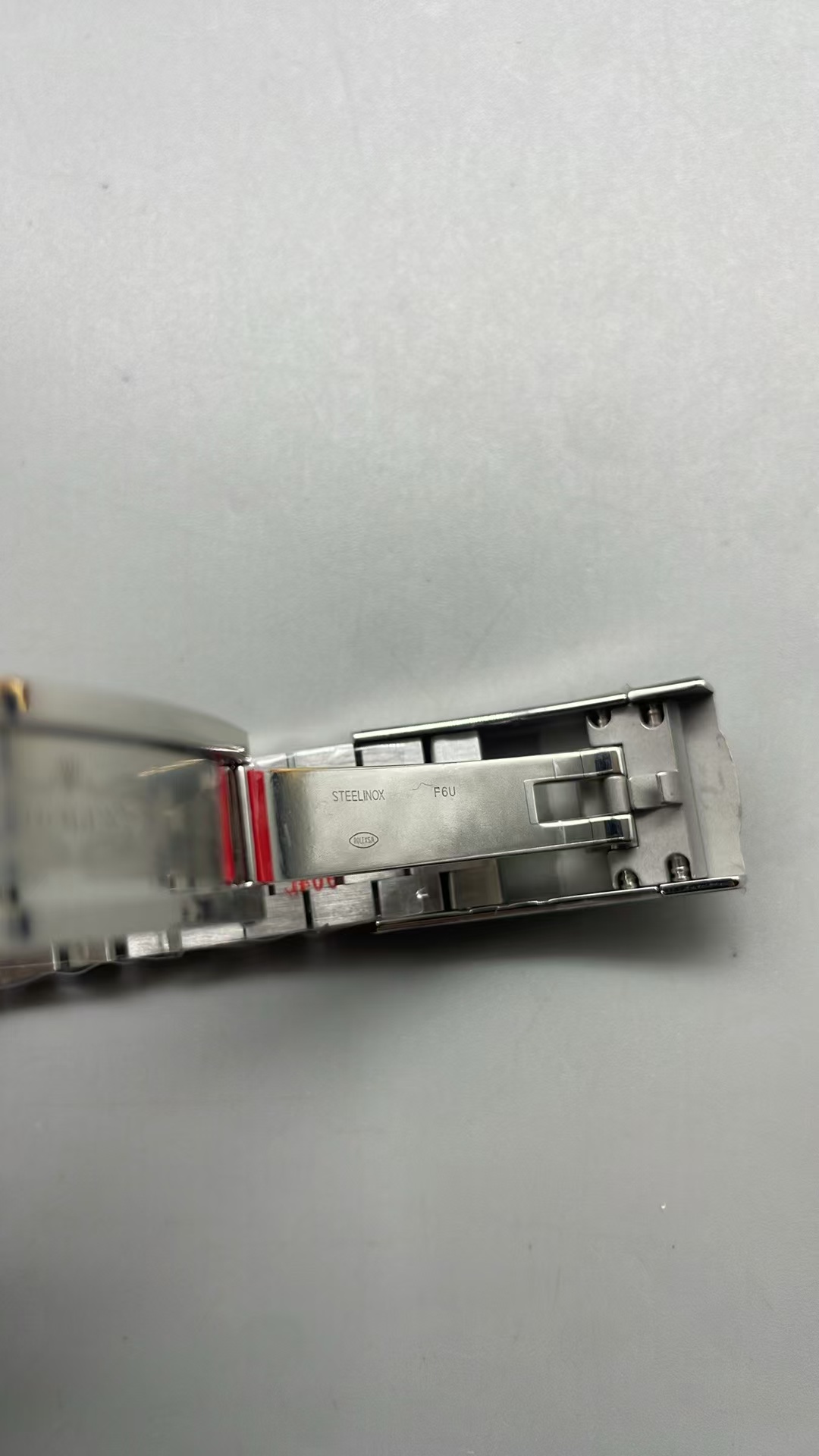 (image for) Gold Factory Rolex Datejust 36mm Silver Dial with Super Clone 3235 Movement Free-Sprung Balance