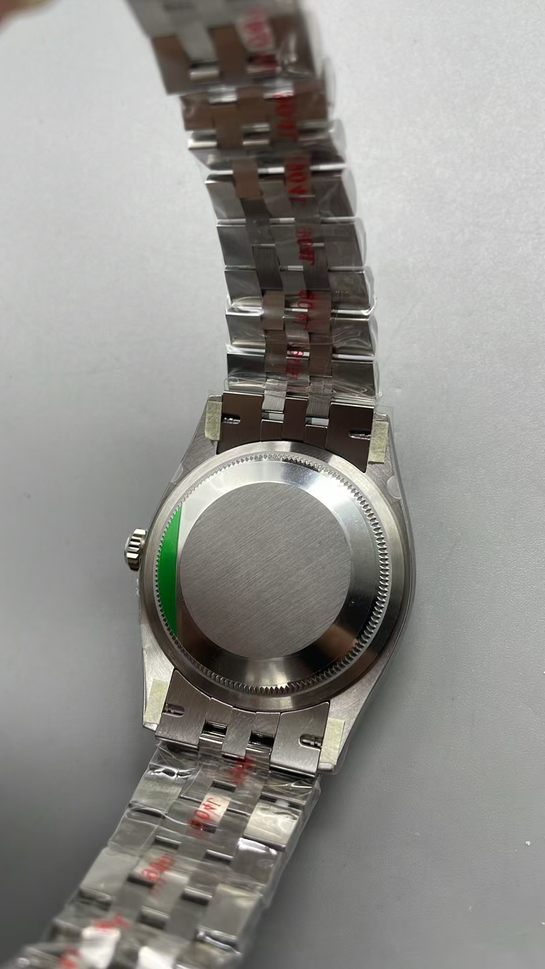 (image for) Gold Factory Rolex Datejust 36mm Silver Dial with Super Clone 3235 Movement Free-Sprung Balance