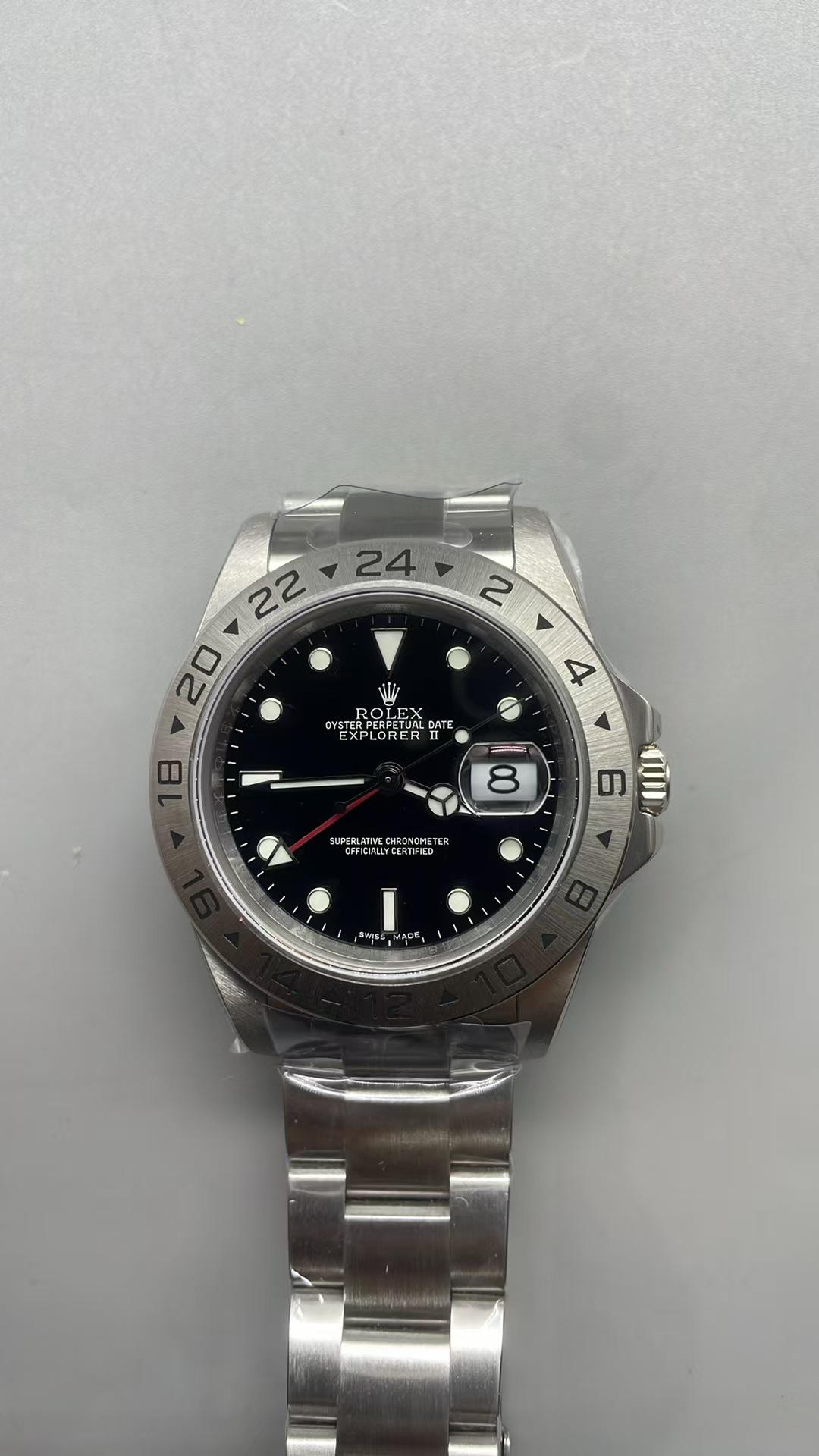 (image for) BPF Rolex Explorer II 16570 Neo Vintage Black Dial with Clone 3186 Movement