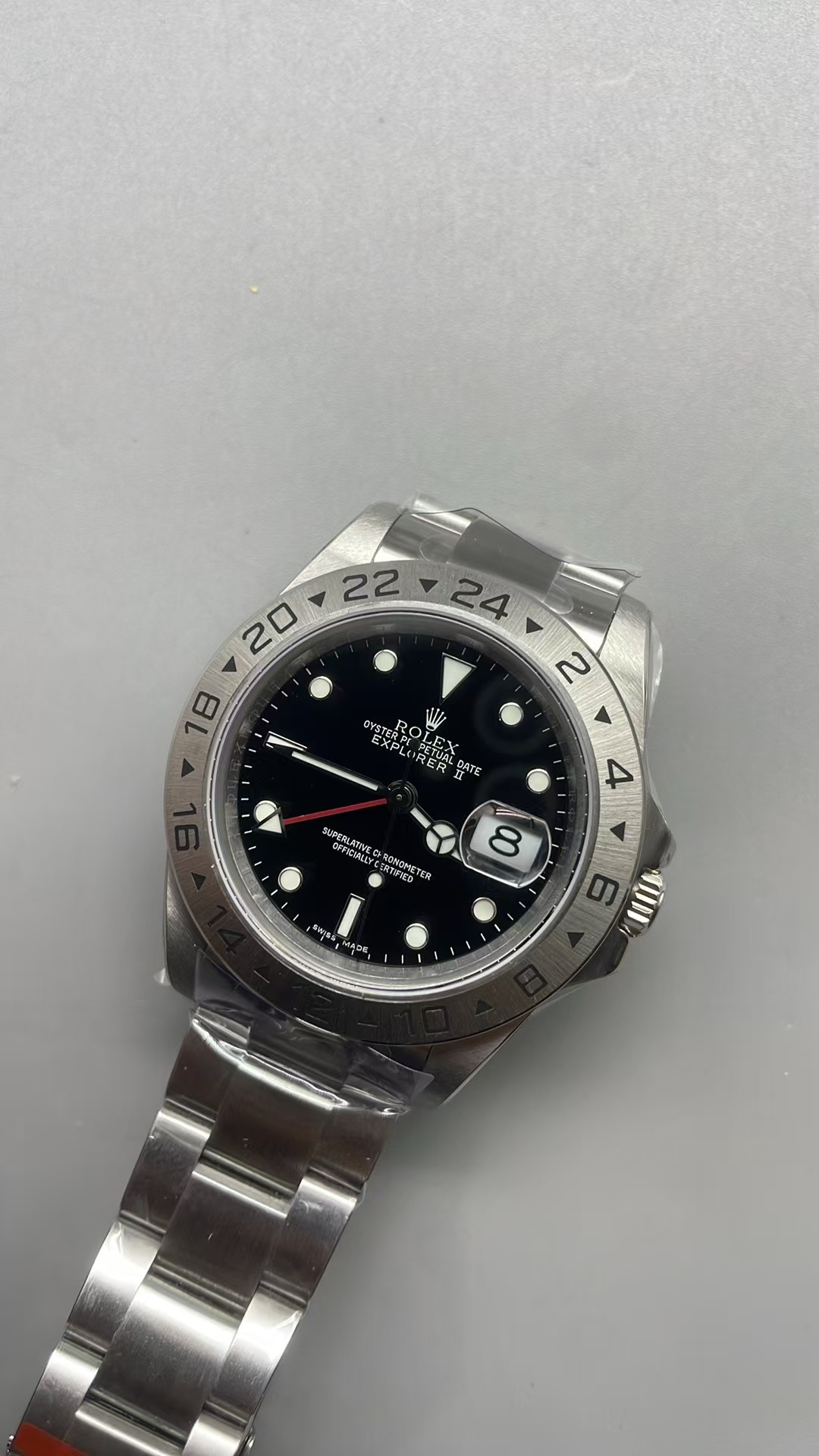 (image for) BPF Rolex Explorer II 16570 Neo Vintage Black Dial with Clone 3186 Movement
