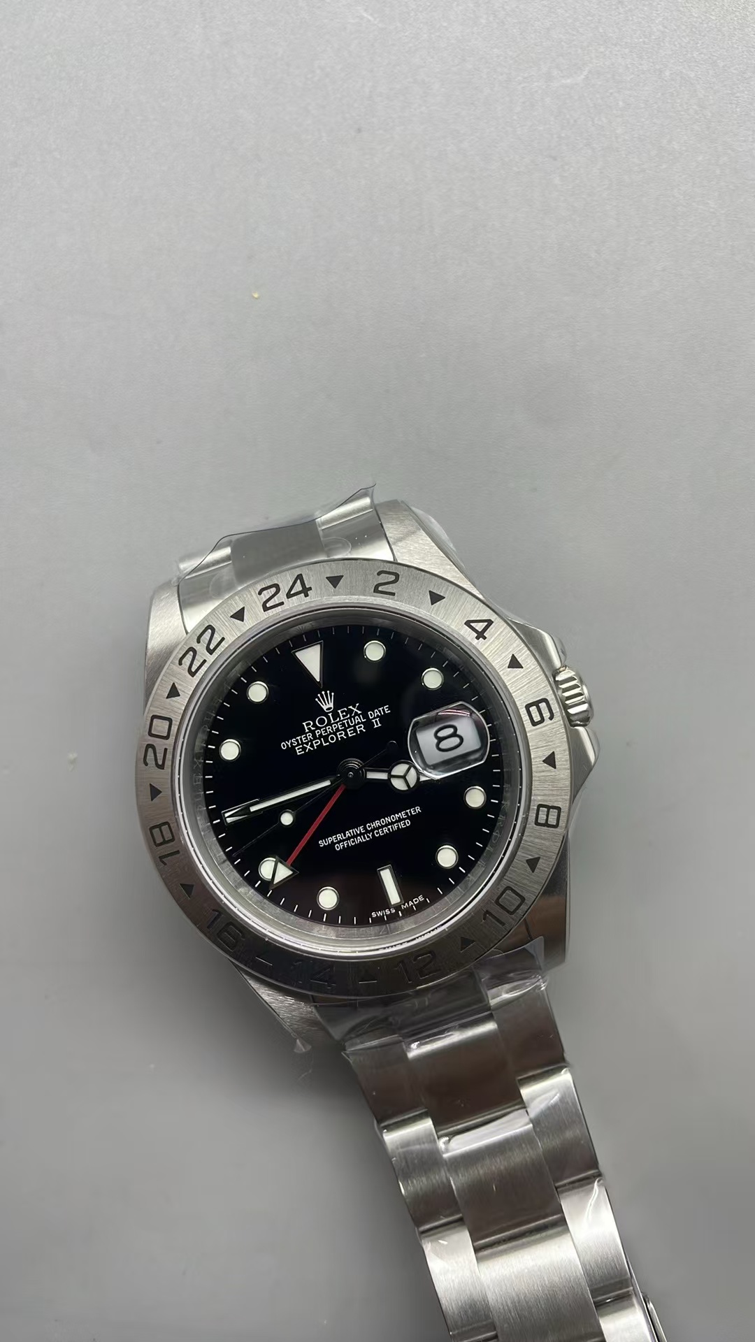 (image for) BPF Rolex Explorer II 16570 Neo Vintage Black Dial with Clone 3186 Movement