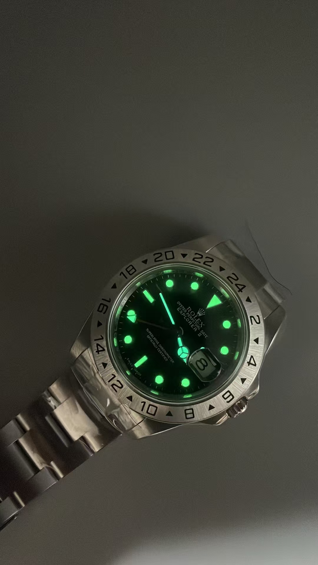 (image for) BPF Rolex Explorer II 16570 Neo Vintage Black Dial with Clone 3186 Movement