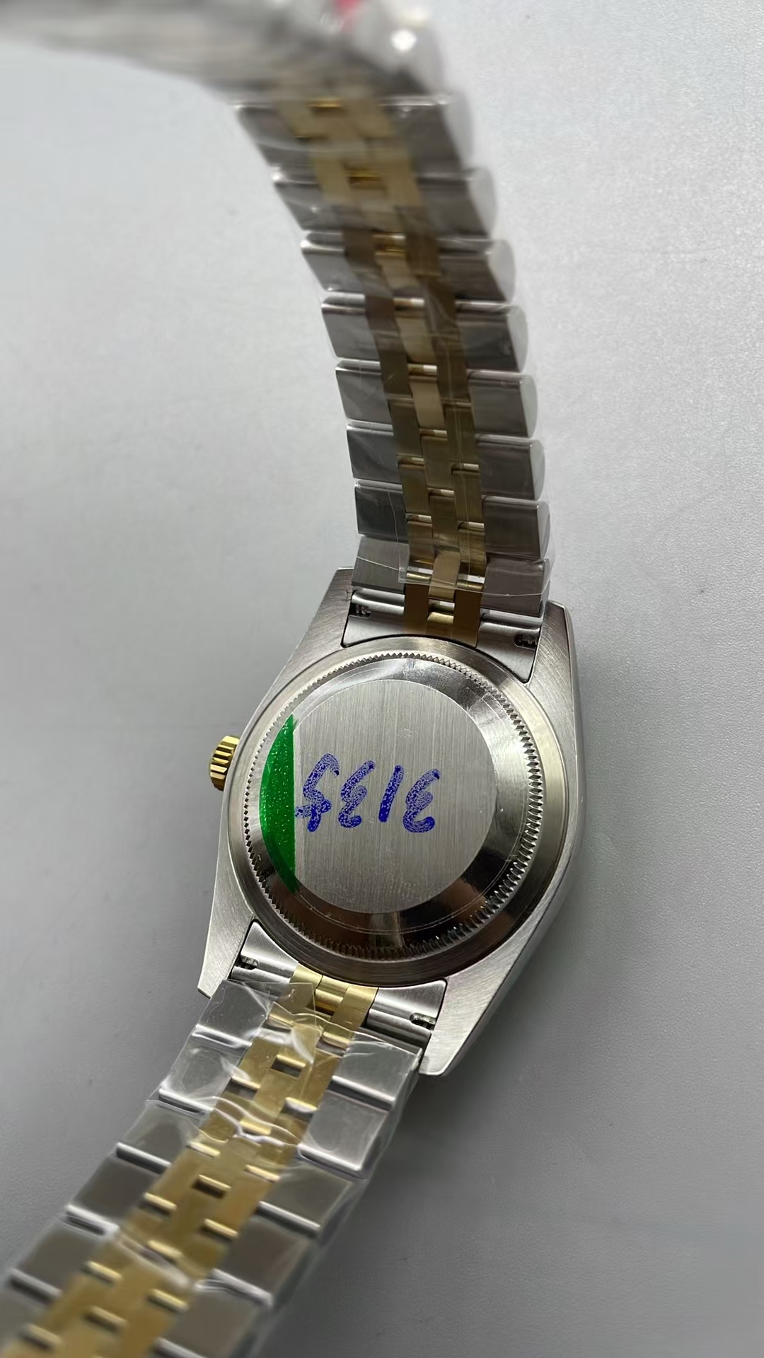 (image for) BPF Rolex Datejust 36mm Two Tone Yellow Gold Case Gold Diamond Dial with Asia ETA 2824 Movement