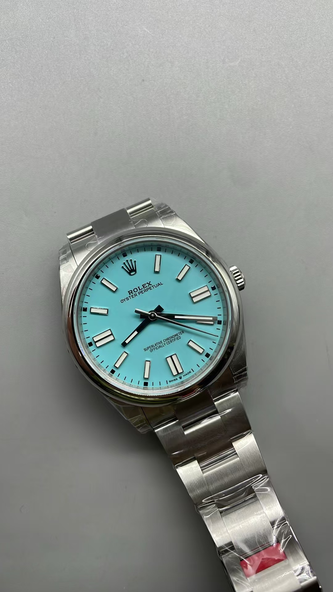 (image for) VSF Rolex Oyster Perpetual 41mm 124300 Tiffany Blue Dial with Super Clone 3230 Movement