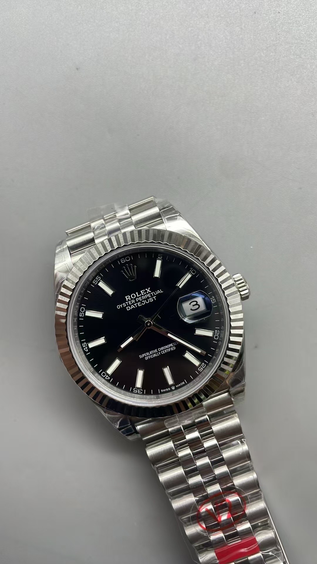 (image for) VSF Rolex Datejust 126334 Gain Weight Black Dial Jubilee Bracelet Super Clone 3235 Movement