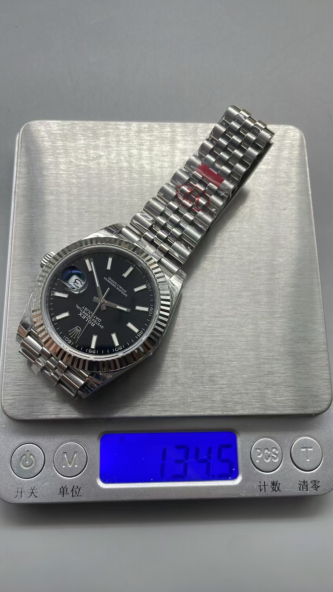 (image for) VSF Rolex Datejust 126334 Gain Weight Black Dial Jubilee Bracelet Super Clone 3235 Movement