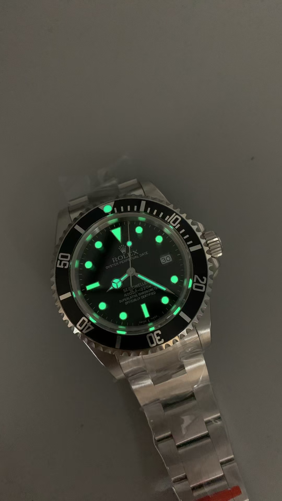 (image for) BPF Rolex Sea-Dweller 16600 Neo Vintage Black Dial with Clone 3135 Movement