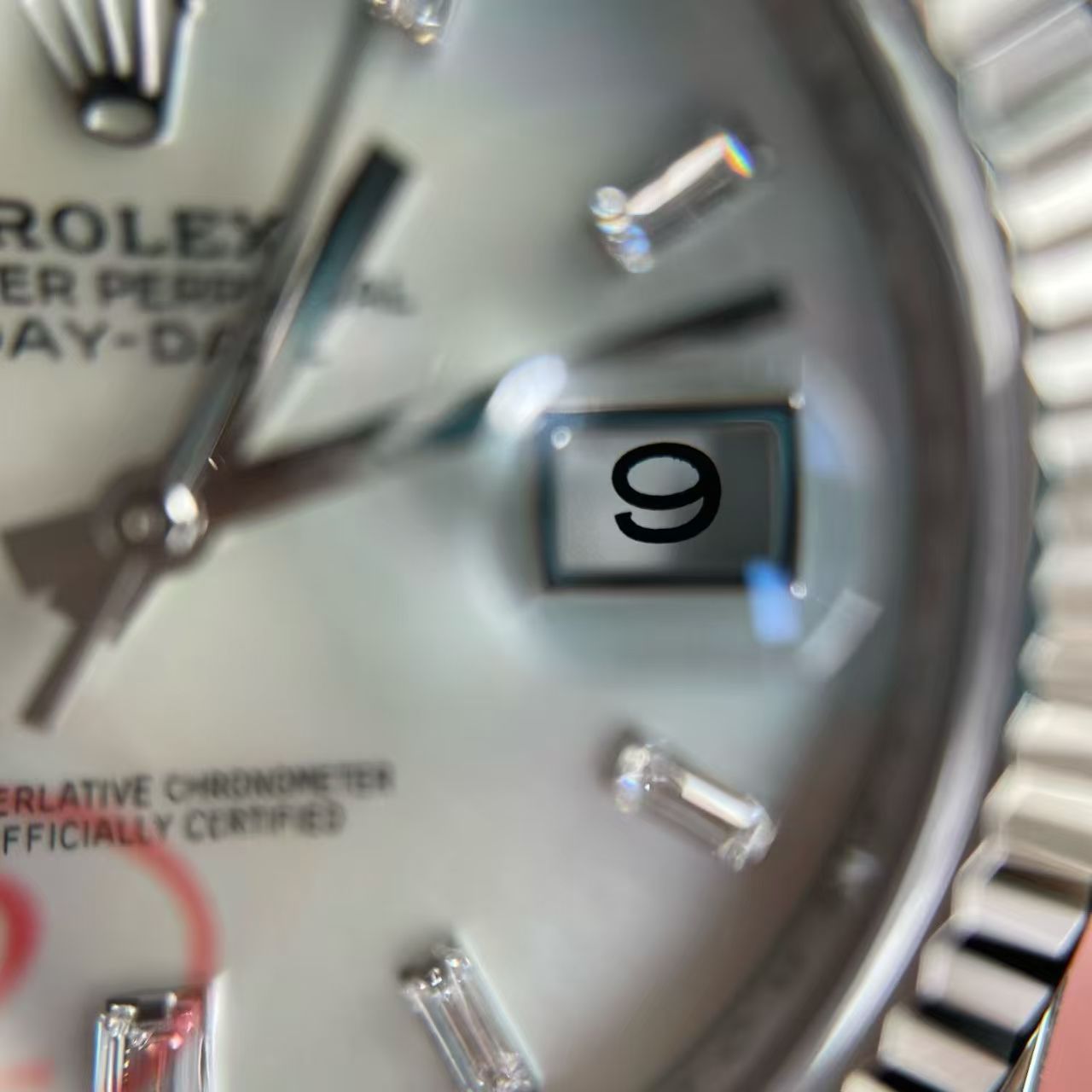 (image for) VSF Rolex Day-Date 40mm Gain Weight White MOP Dial with Diamond Markers Super Clone 3255 Movement