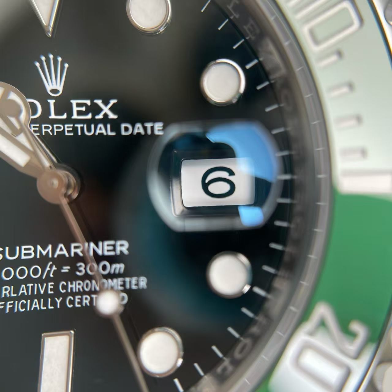 (image for) Clean Plus Rolex Submariner Starbucks 126610LV Green Ceramic Bezel Black Dial Super Clone 3235 Movement