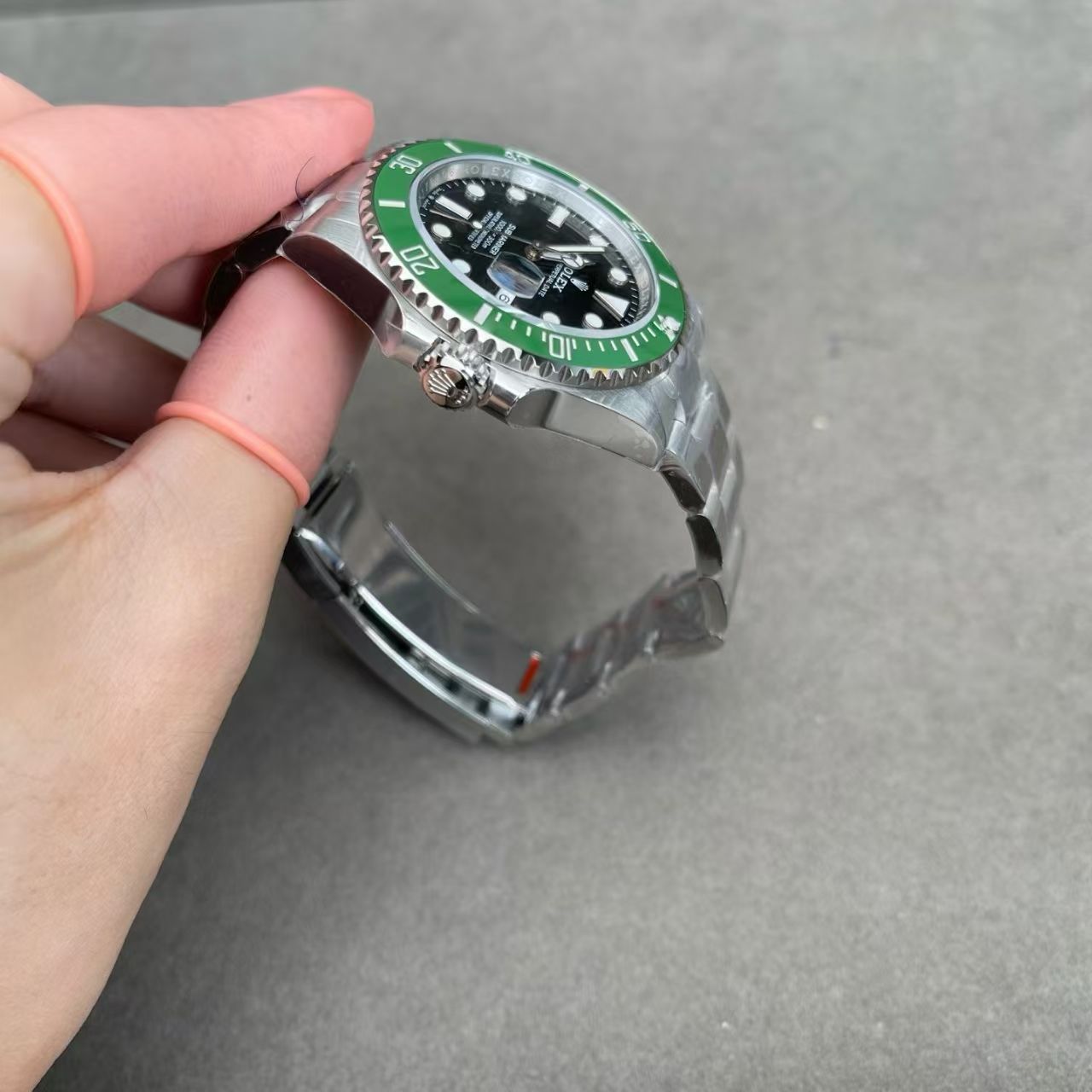(image for) Clean Plus Rolex Submariner Starbucks 126610LV Green Ceramic Bezel Black Dial Super Clone 3235 Movement
