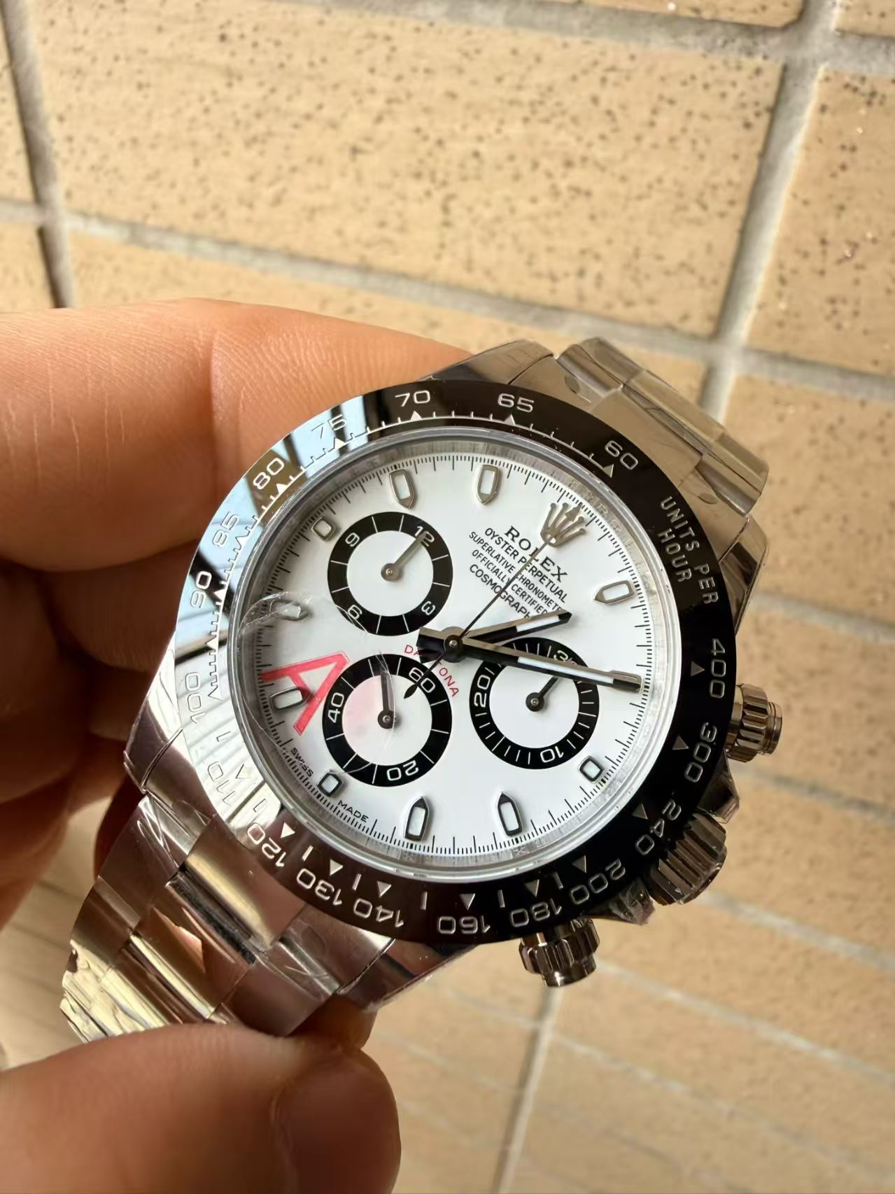 (image for) VSF Rolex Daytona Panda 116500 White Dial Super Clone 4130 Movement