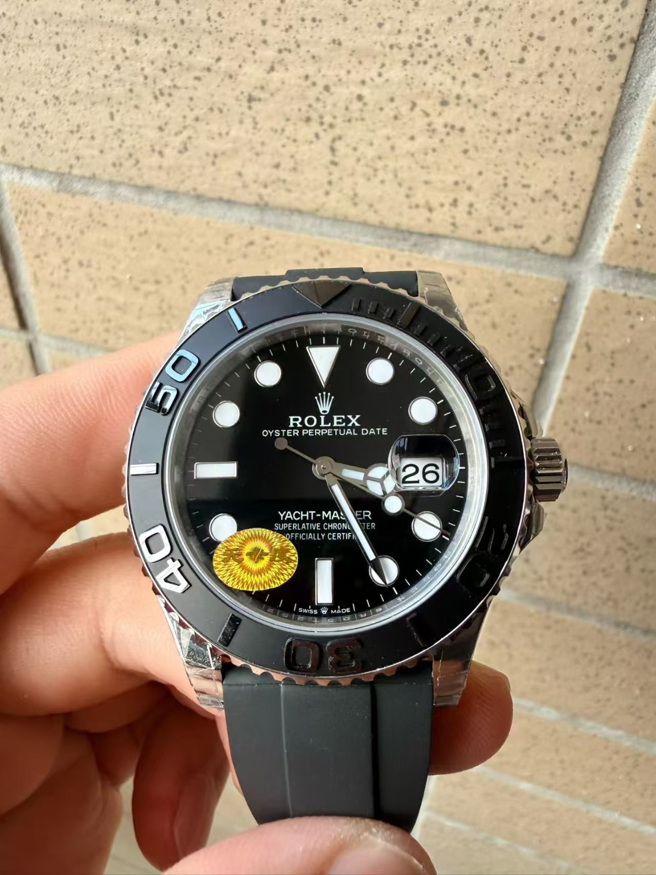 VSF Rolex YachtMaster 226659 Gain Weight Ceramic Bezel Black Rubber Band Free-Sprung 3235 Movement (image for) VSF Rolex YachtMaster 226659 Gain Weight Ceramic Bezel Black Rubber Band Free-Sprung 3235 Movement