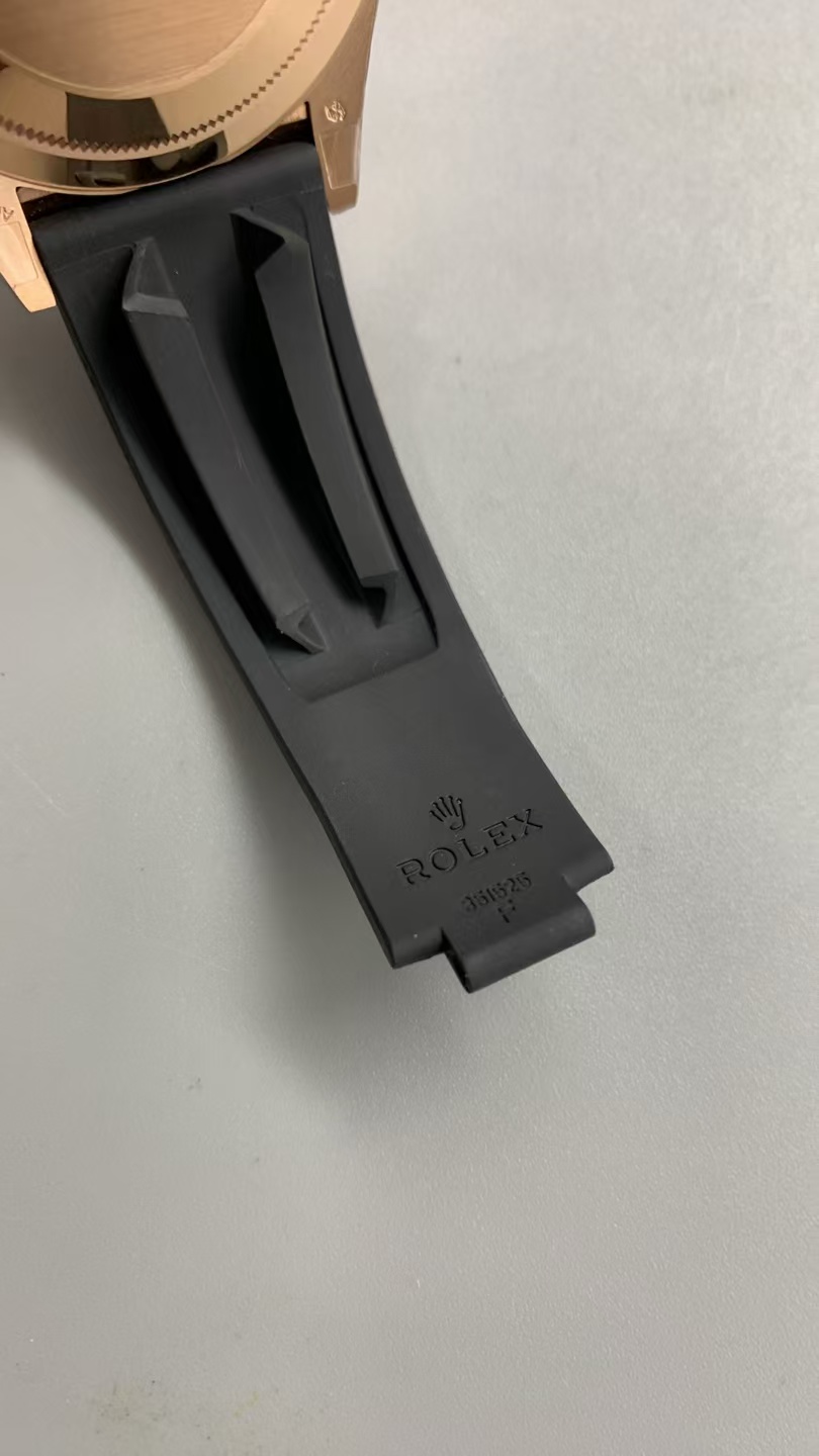 (image for) Noob Factory Rolex Sky-Dweller 336235 Rose Gold Case Chocolate Dial Black Rubber Band