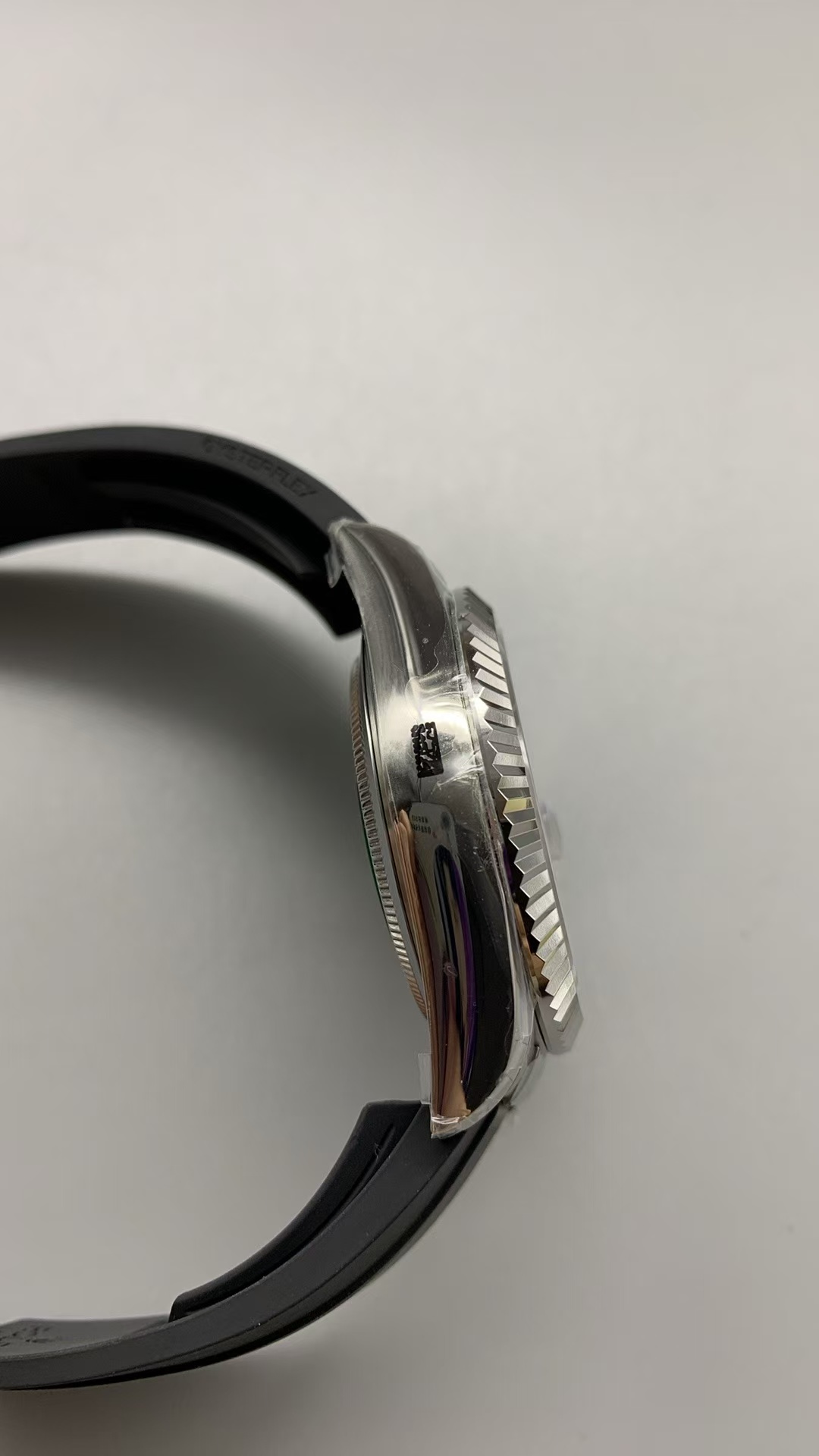 (image for) Noob Factory Rolex Sky-Dweller 336239 Black Dial Black Rubber Band